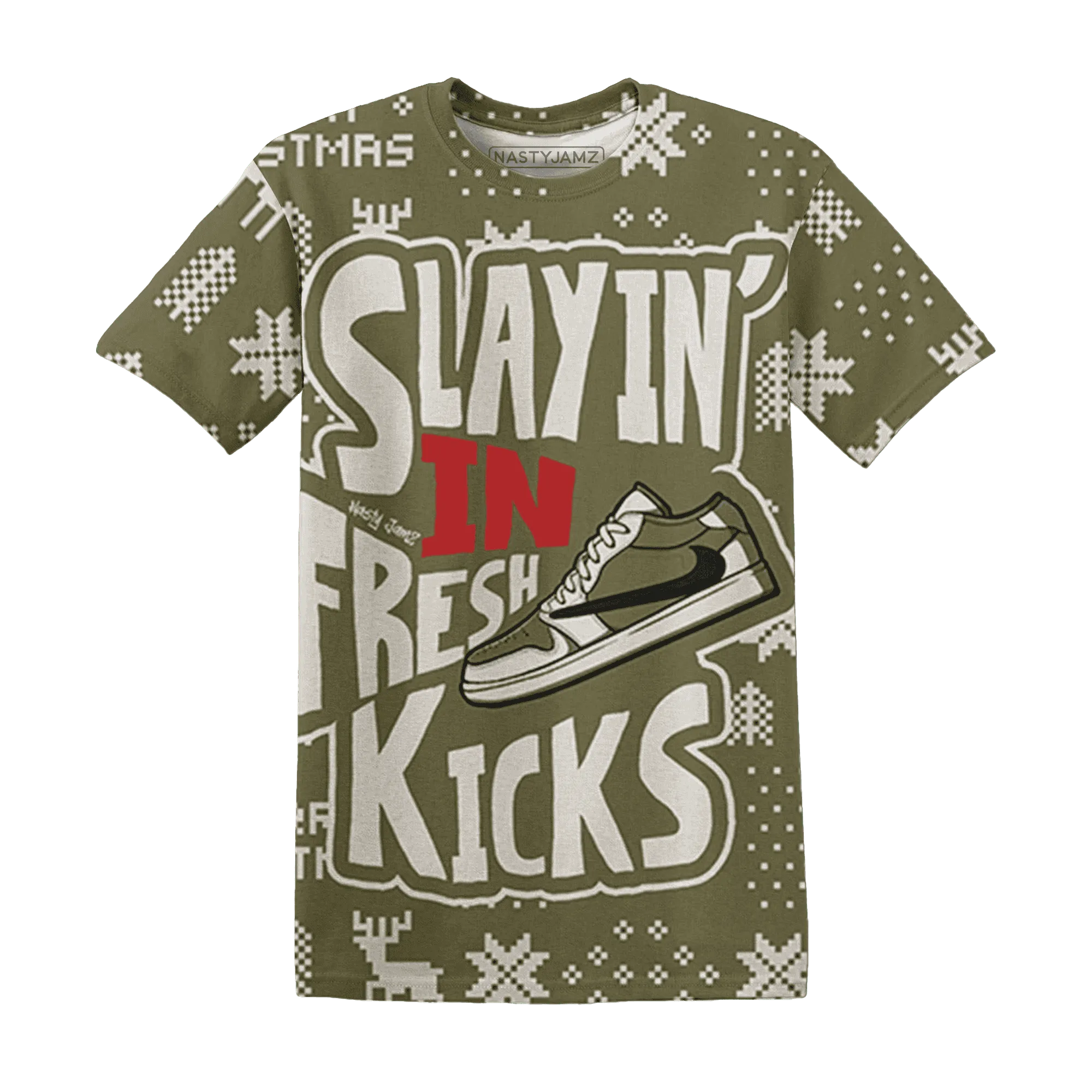 Medium-Olive-1s-NastyJamz-T-Shirt-Match-Slayin-Kicks-3D