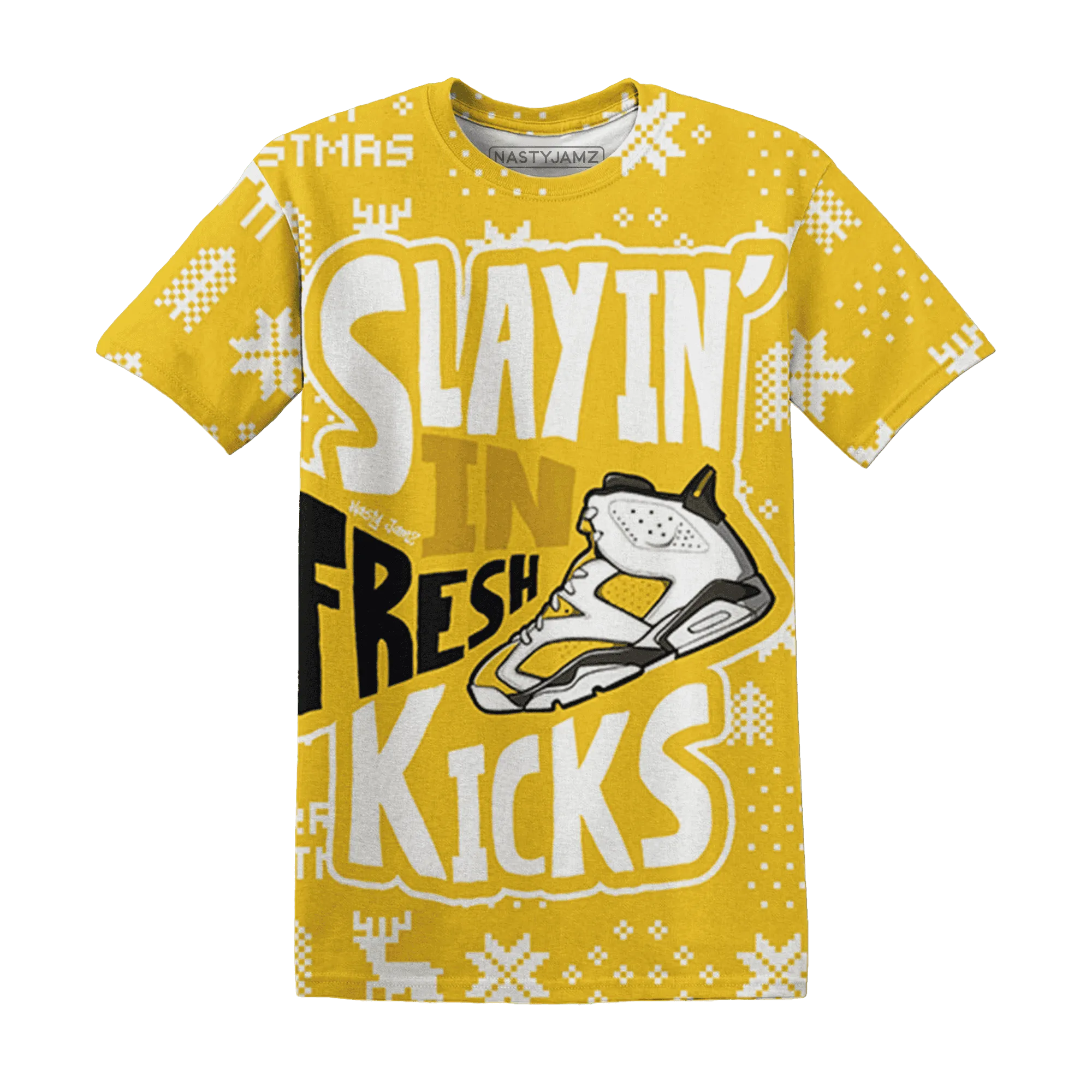 Yellow-Ochre-6s-NastyJamz-T-Shirt-Match-Slayin-Kicks-3D