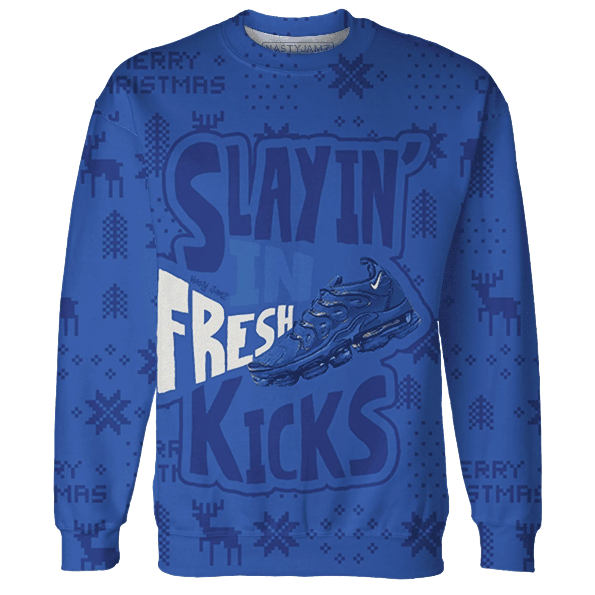 VaporMax-Game-Royal-Blue-NastyJamz-Sweatshirt-Match-Slayin-Kicks-3D