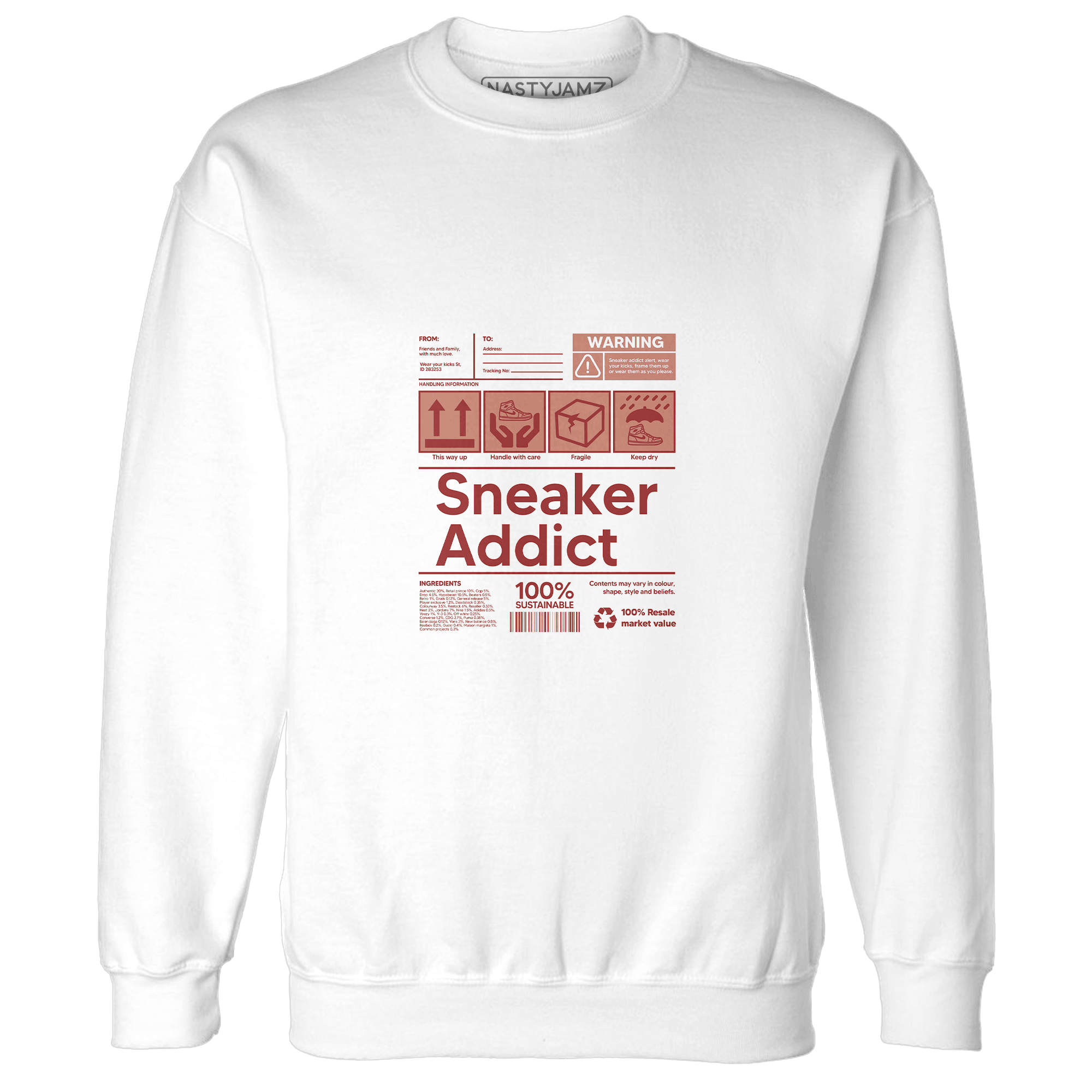 Dune Red 13s Sweatshirt Match Sneaker Addict - NastyJamz