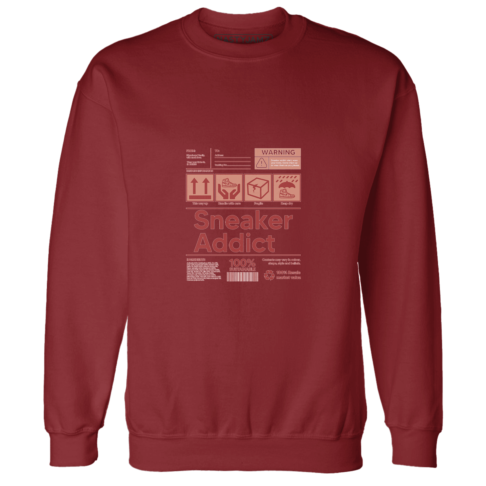 Dune Red 13s Sweatshirt Match Sneaker Addict - NastyJamz