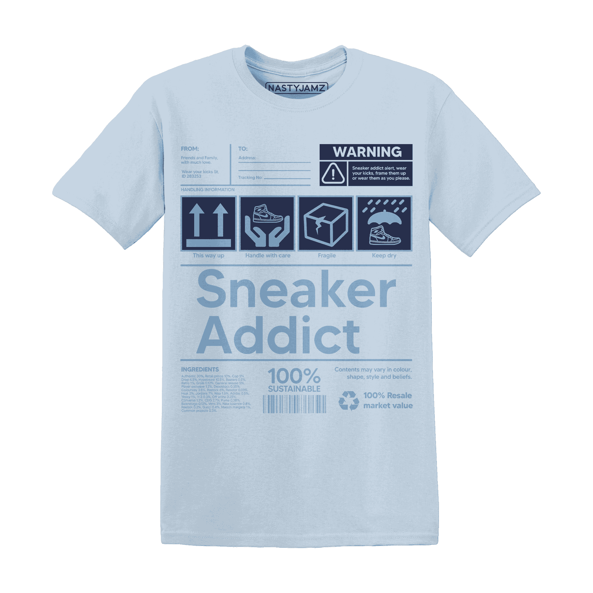 First In Flight 1s T Shirt Match Sneaker Addict - NastyJamz