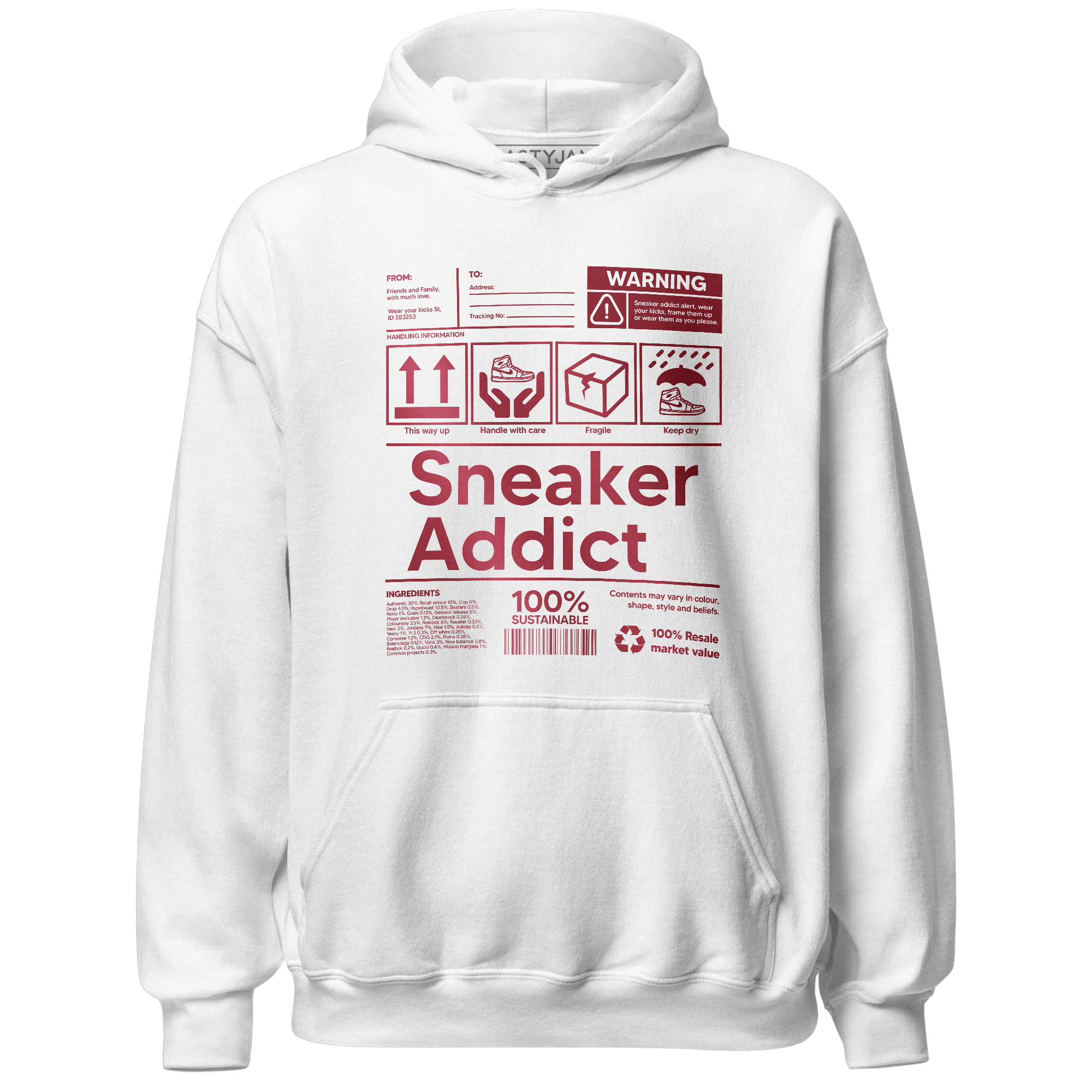 High 85 Metallic Burgundy 1s Hoodie Match Sneaker Addict - NastyJamz