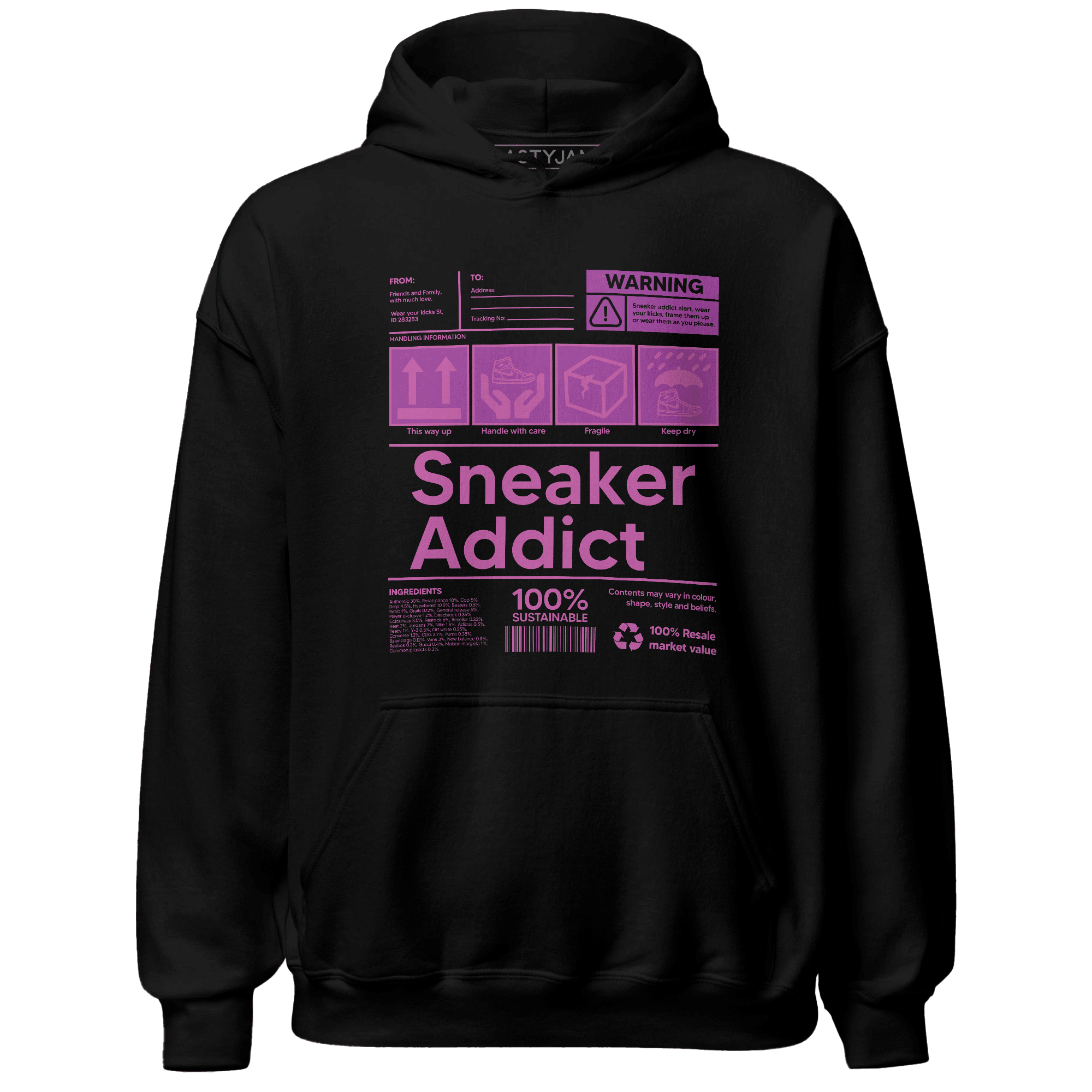 GS Hyper Violet 4s Hoodie Match Sneaker Addict - NastyJamz