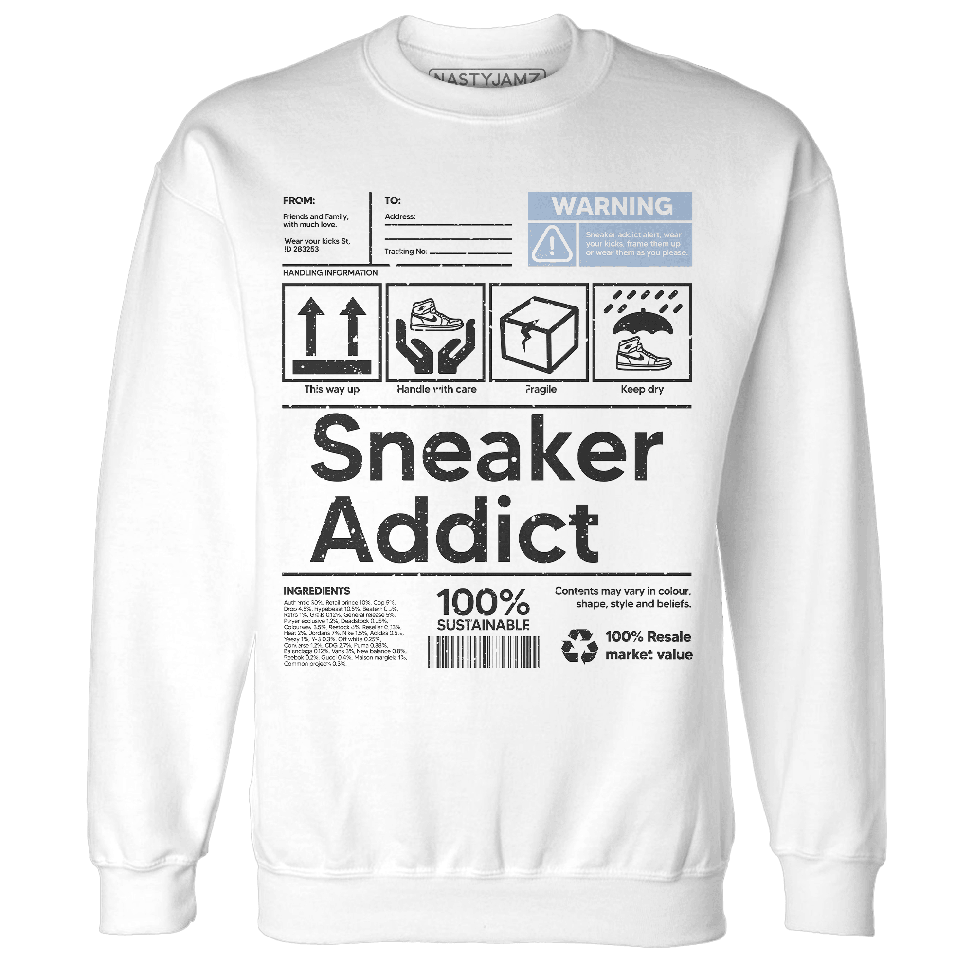 Reverse Oreo 6s Sweatshirt Match Sneaker Addict - NastyJamz