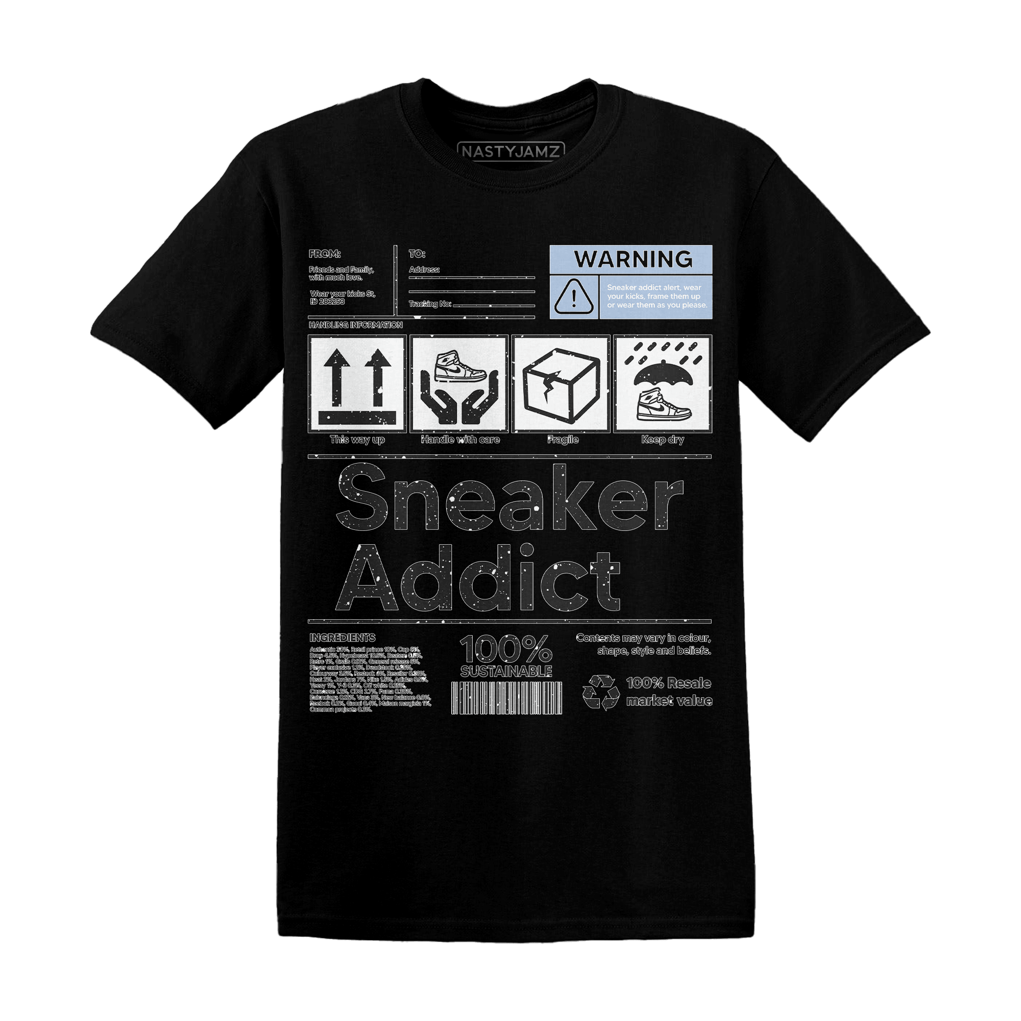 Reverse Oreo 6s T Shirt Match Sneaker Addict - NastyJamz