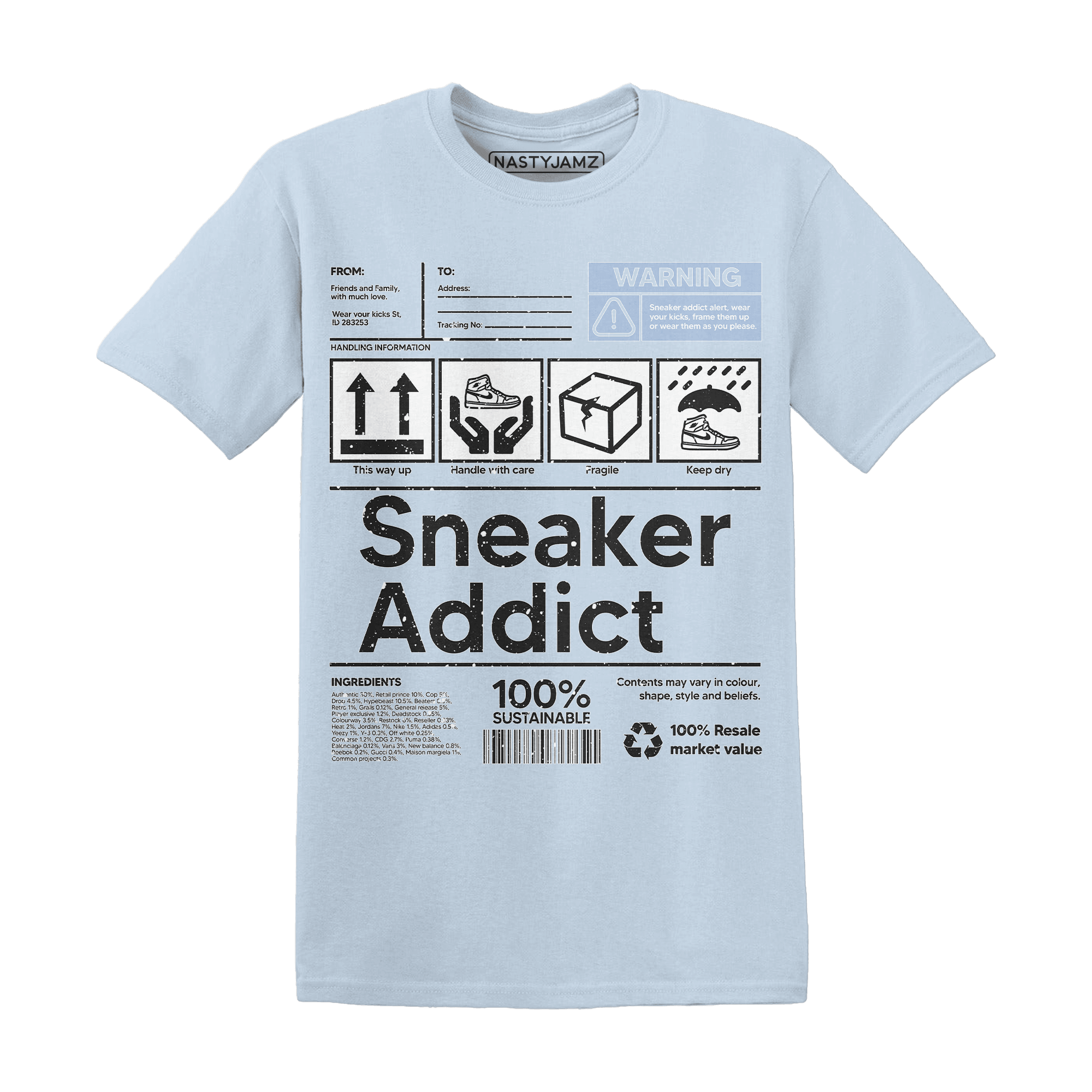 Reverse Oreo 6s T Shirt Match Sneaker Addict - NastyJamz