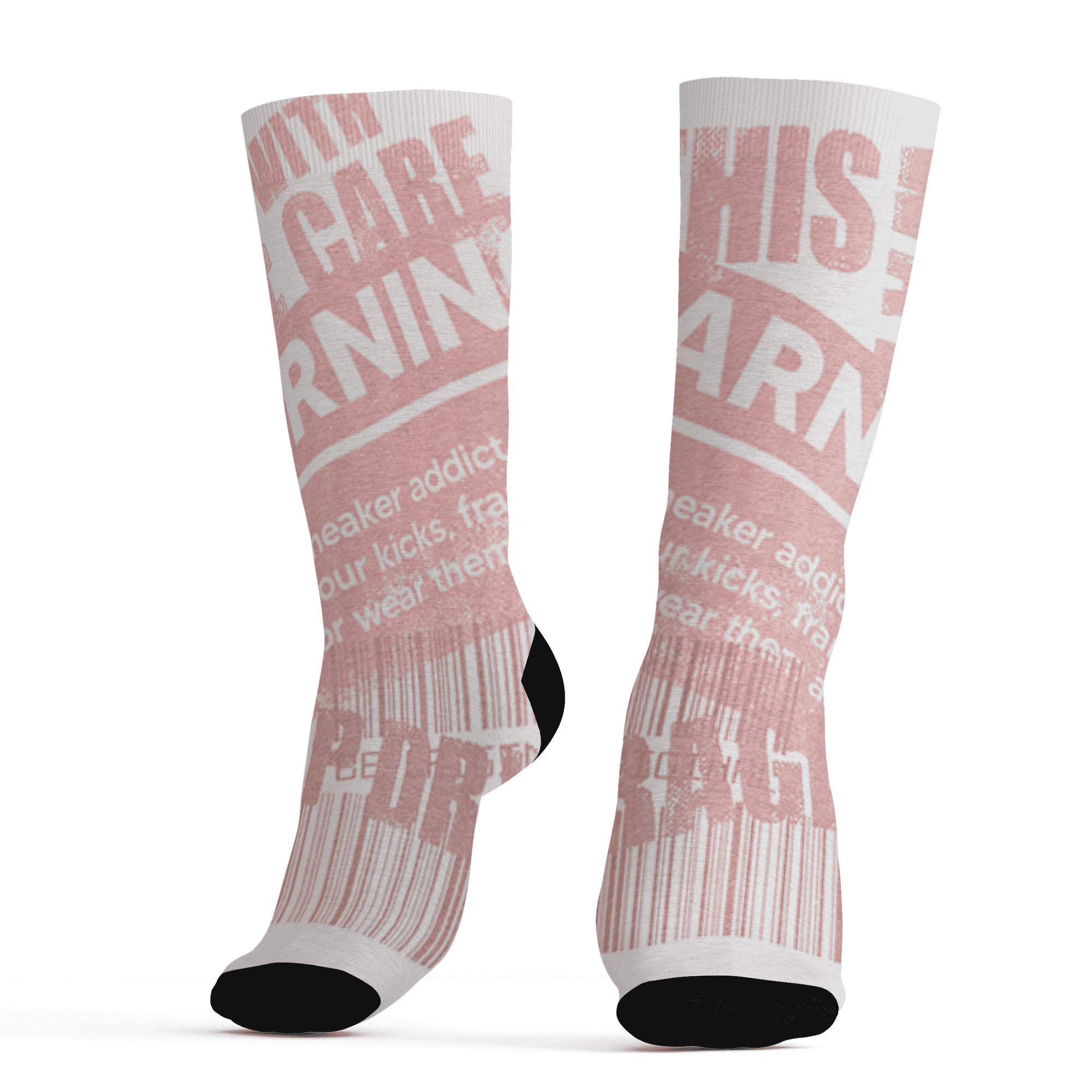 Low Legend Pink 11s Socks Match Sneaker Addict 3D All-Over Print Warning - NastyJamz