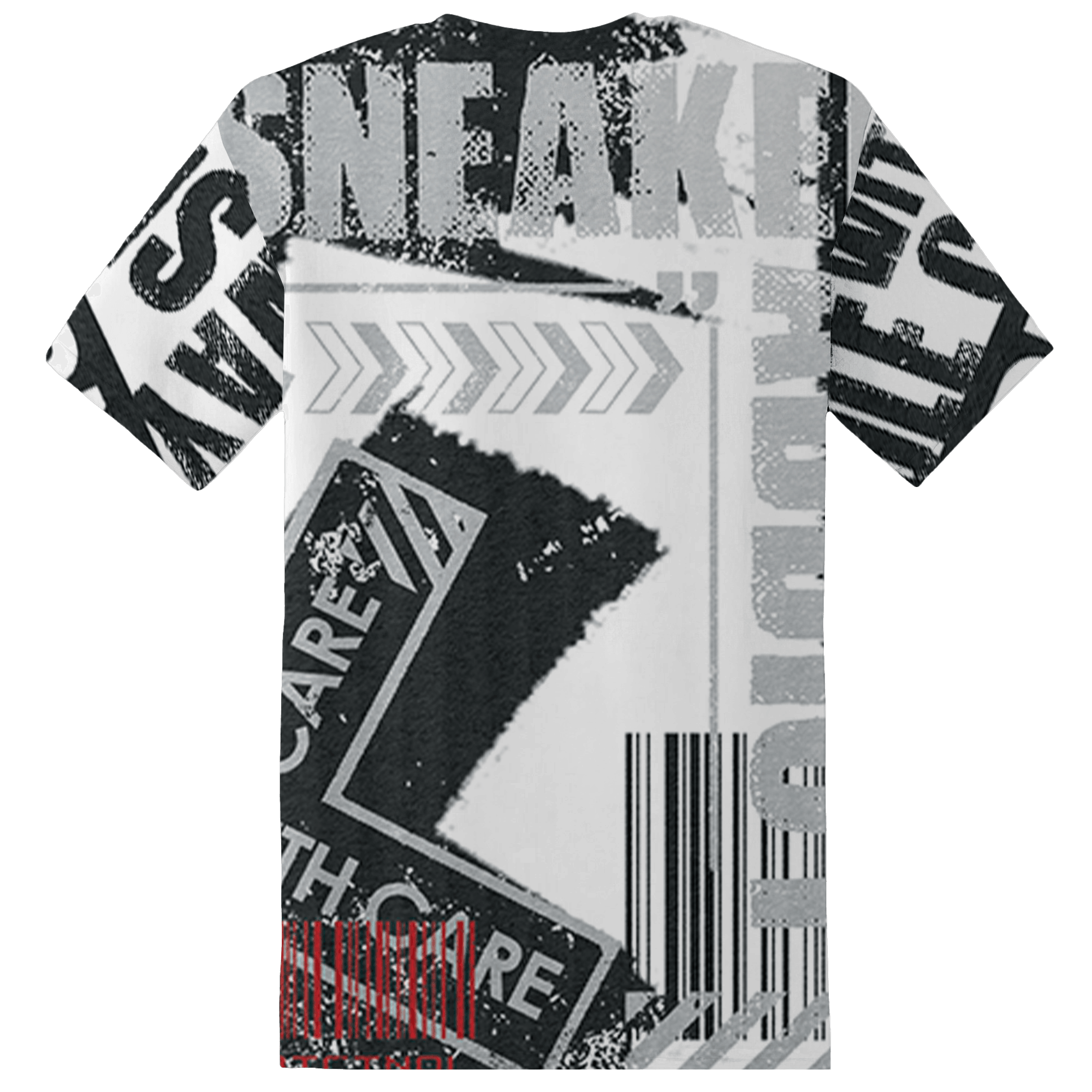 Retro Red Taxi 12s T Shirt Match Sneaker Addict 3D All-Over Print Warning - NastyJamz