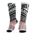 Retro Red Taxi 12s Socks Match Sneaker Addict 3D All-Over Print Warning - NastyJamz