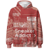 Dune Red 13s Hoodie Match Sneaker Addict 3D All-Over Print Warning - NastyJamz