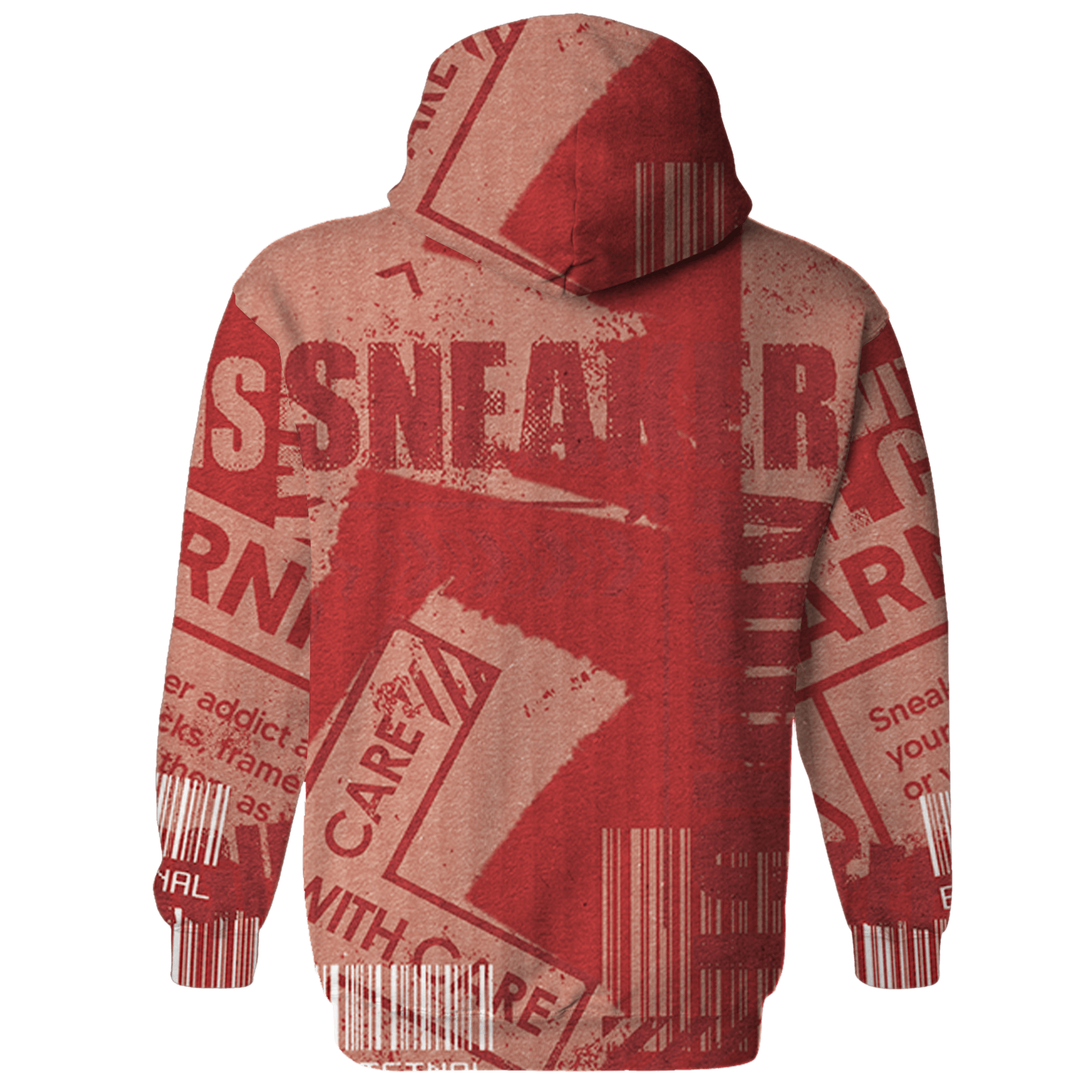 Dune Red 13s Hoodie Match Sneaker Addict 3D All-Over Print Warning - NastyJamz