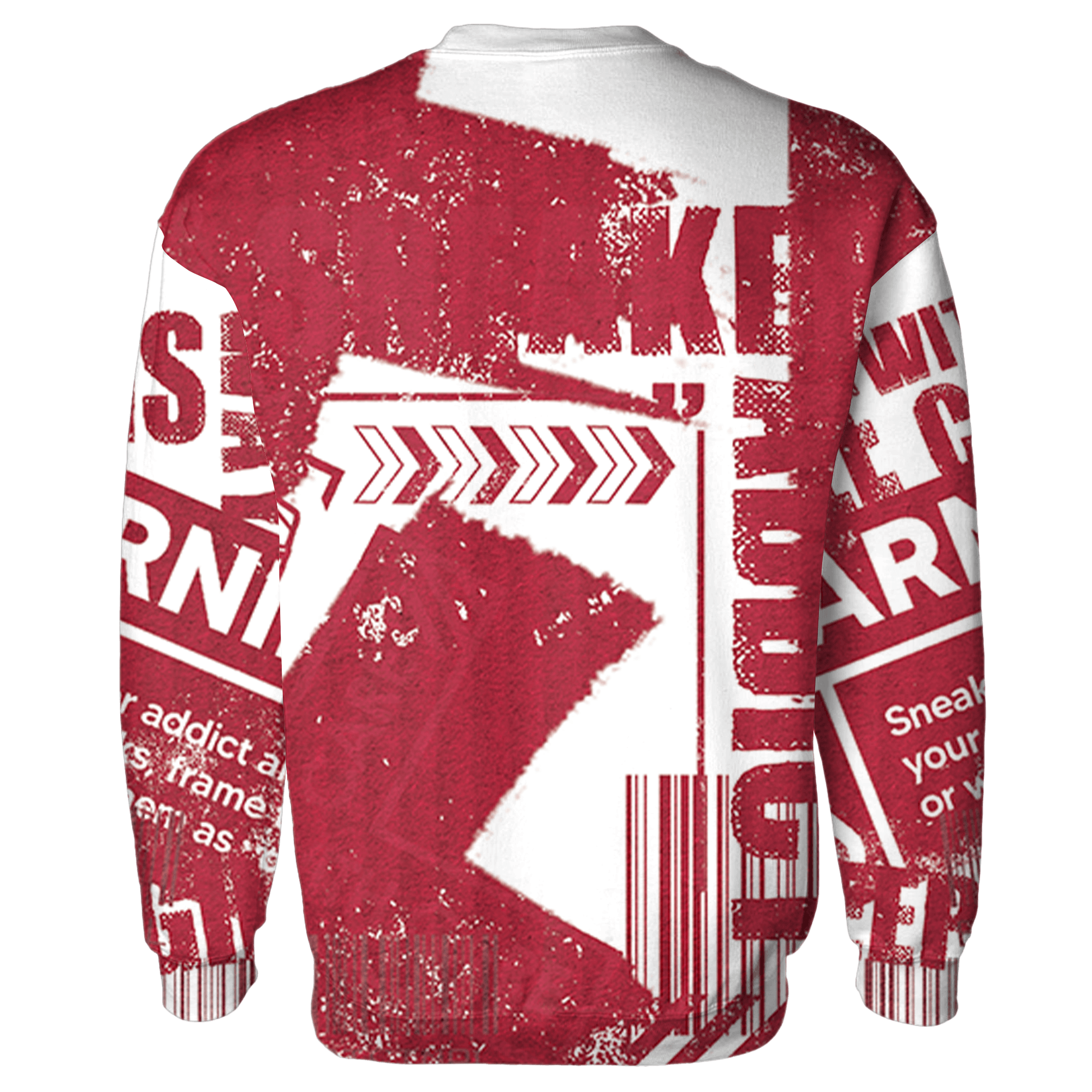 High 85 Metallic Burgundy 1s Sweatshirt Match Sneaker Addict 3D All-Over Print Warning - NastyJamz