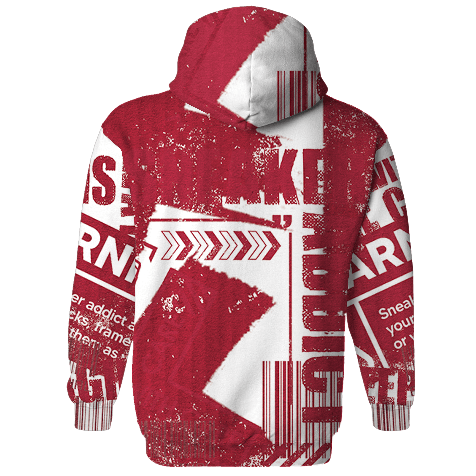 High 85 Metallic Burgundy 1s Hoodie Match Sneaker Addict 3D All-Over Print Warning - NastyJamz