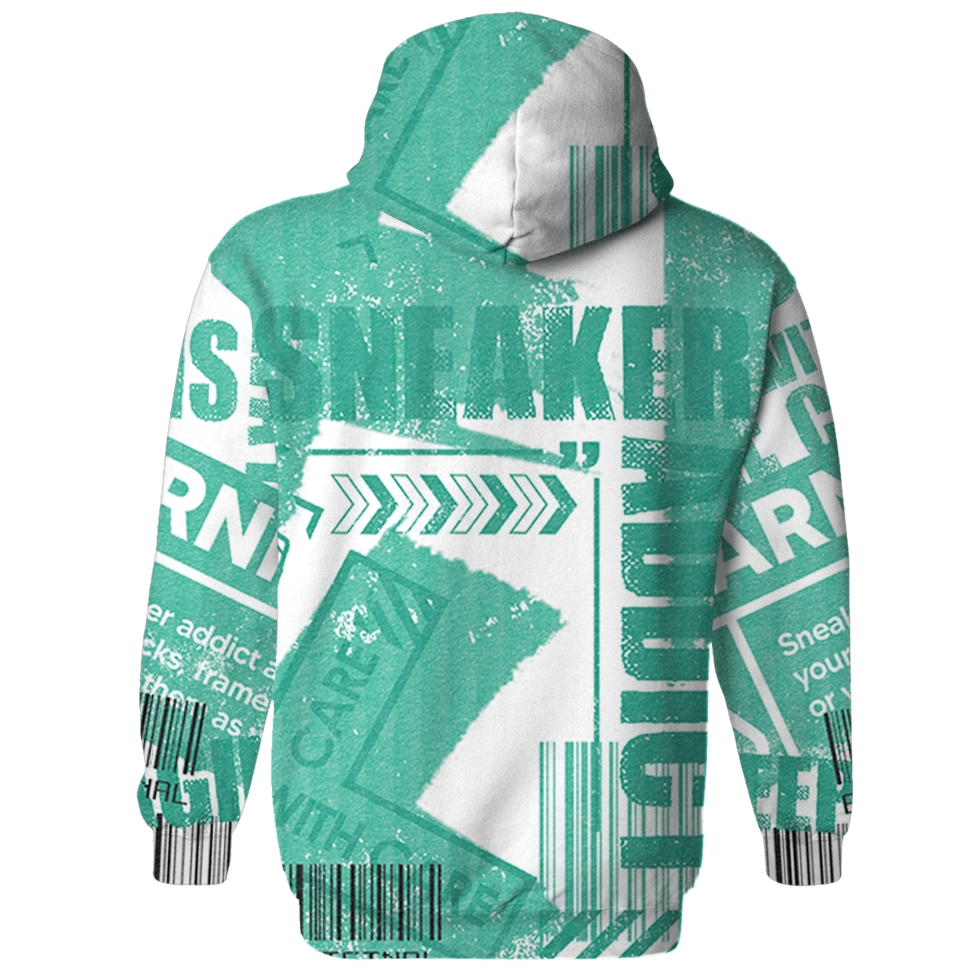 High OG Green Glow 1s Sweatshirt Match Sneaker Addict 3D All-Over Print - NastyJamz