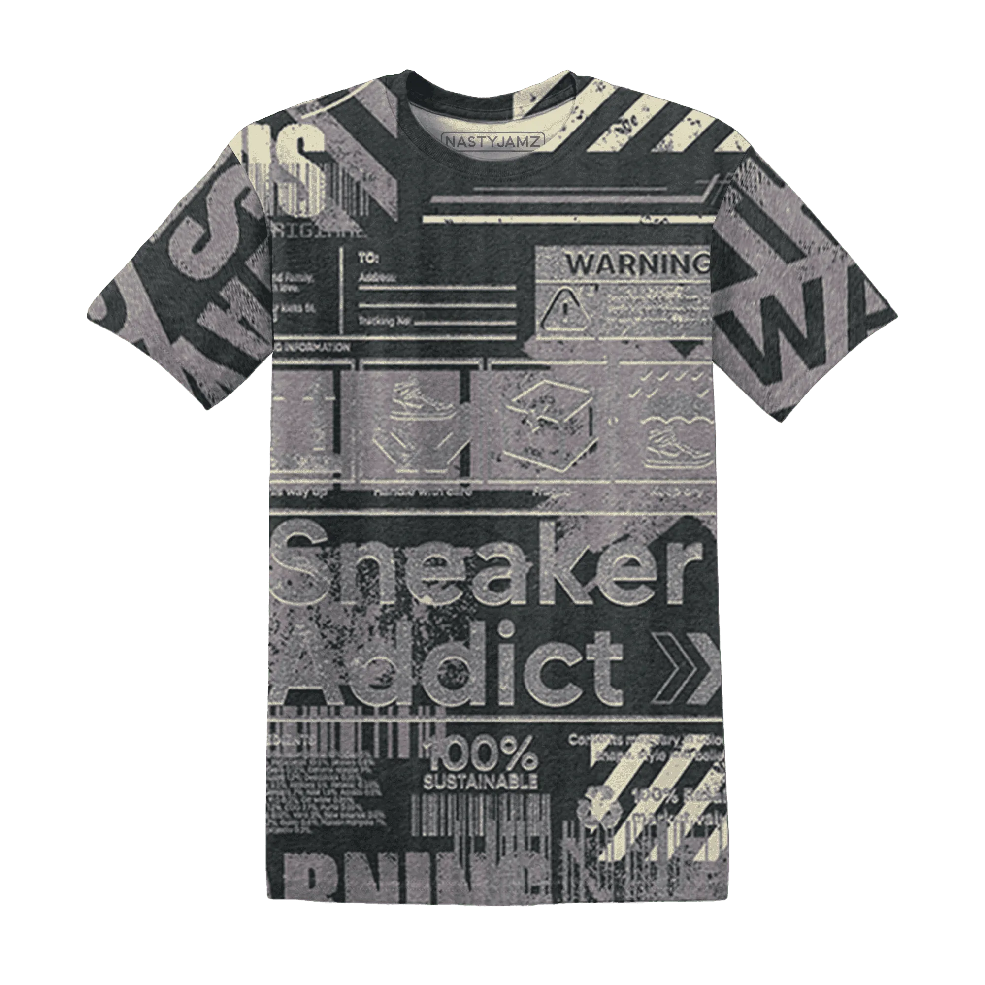 Black-Violet-Ore-3s-T-Shirt-Match-Sneaker-Addict-3D-Warning