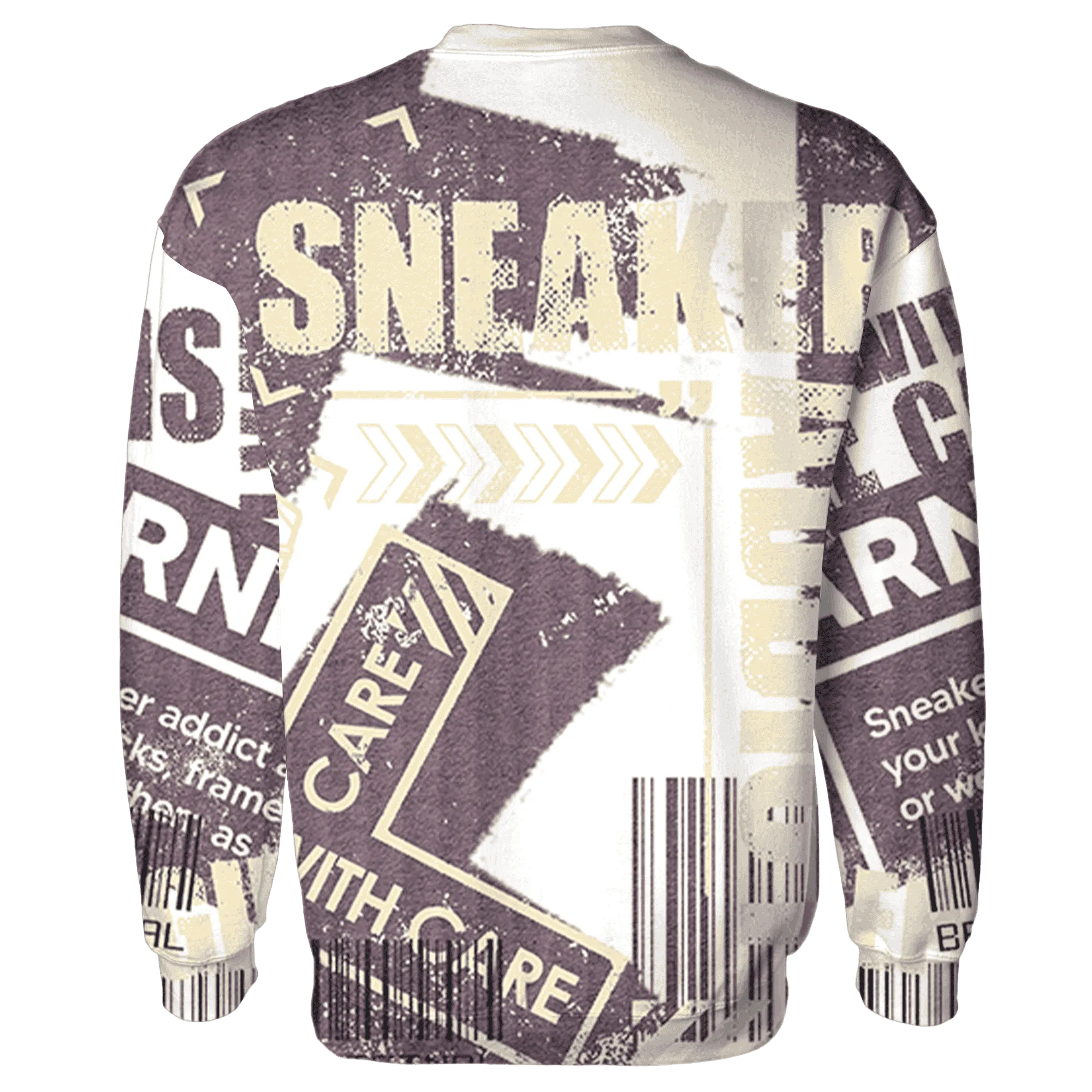 Burgundy-Crush-3s-Sweatshirt-Match-Sneaker-Addict-3D-Warning