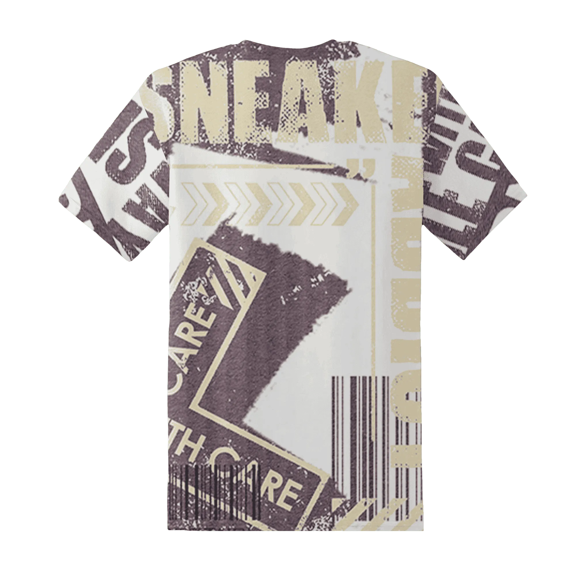 Burgundy-Crush-3s-T-Shirt-Match-Sneaker-Addict-3D-Warning