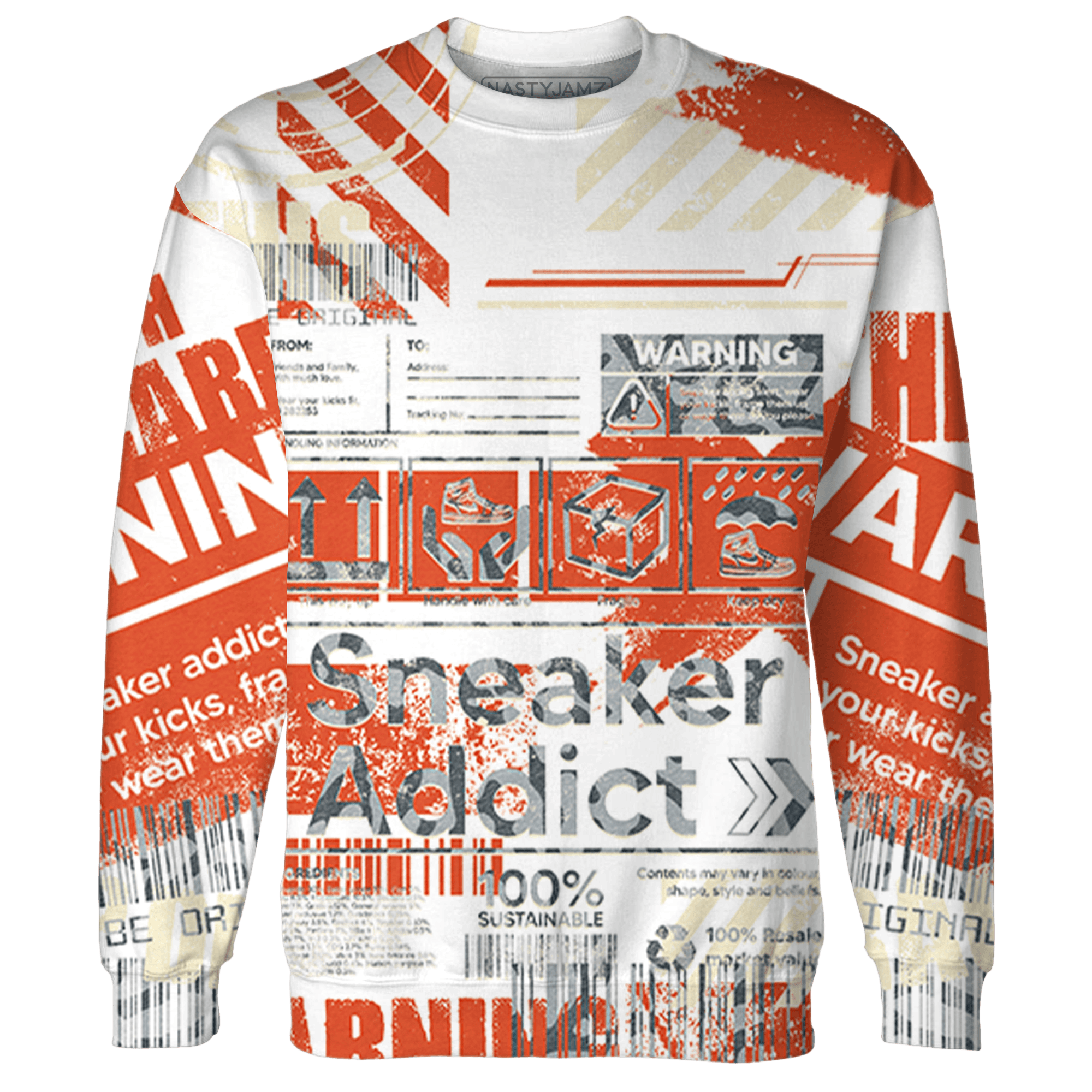 Georgia Peach 3s Hoodie Match Sneaker Addict 3D All-Over Print - NastyJamz