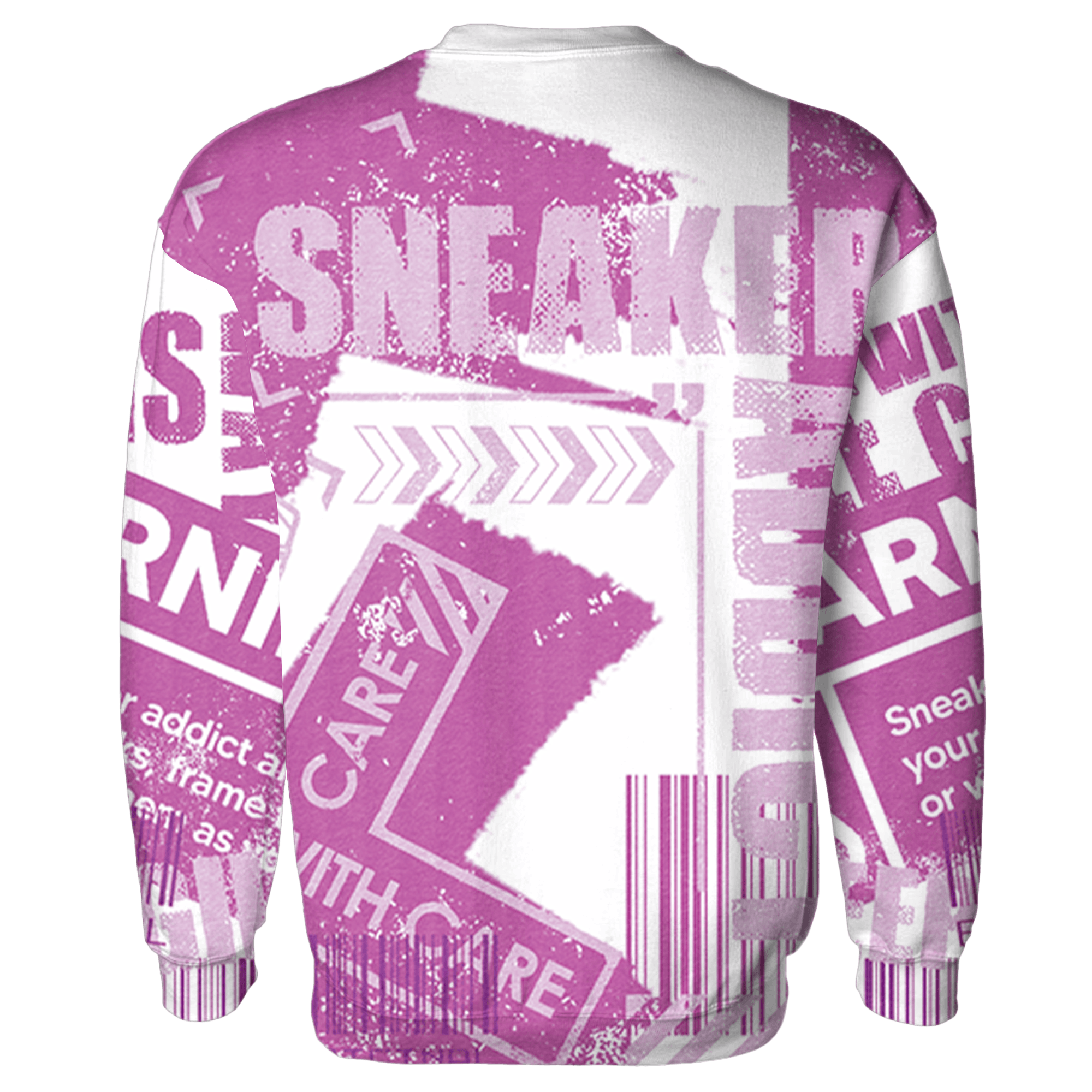 GS Hyper Violet 4s Sweatshirt Match Sneaker Addict 3D All-Over Print Warning - NastyJamz