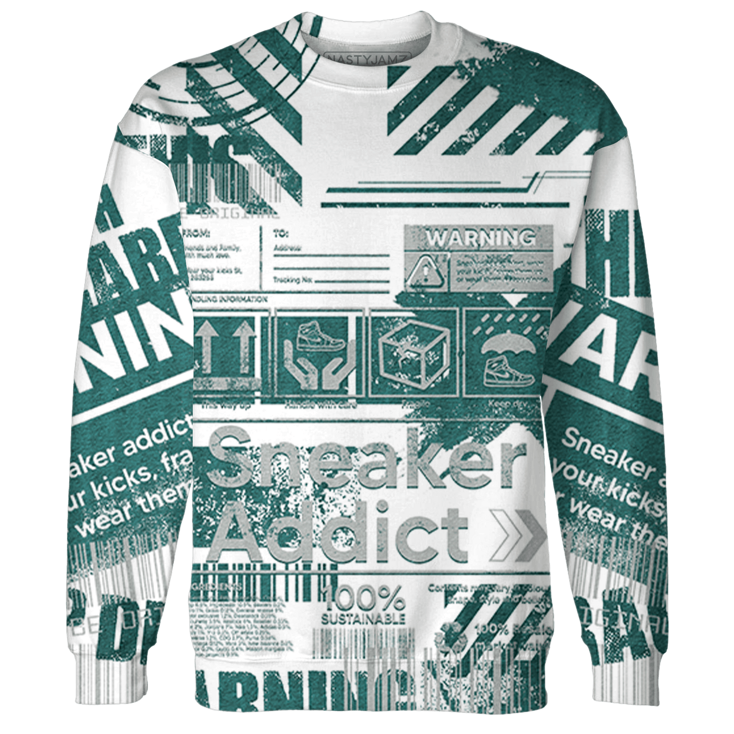 Oxidized Green 4s Hoodie Match Sneaker Addict 3D All-Over Print - NastyJamz