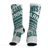 Oxidized Green 4s Socks Match Sneaker Addict 3D All-Over Print Warning - NastyJamz