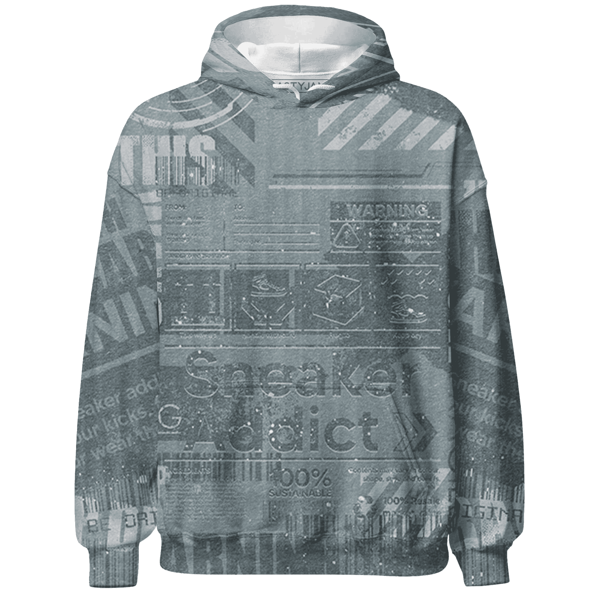 Paris Olympicsss 4s Hoodie Match Sneaker Addict 3D All-Over Print Warning - NastyJamz