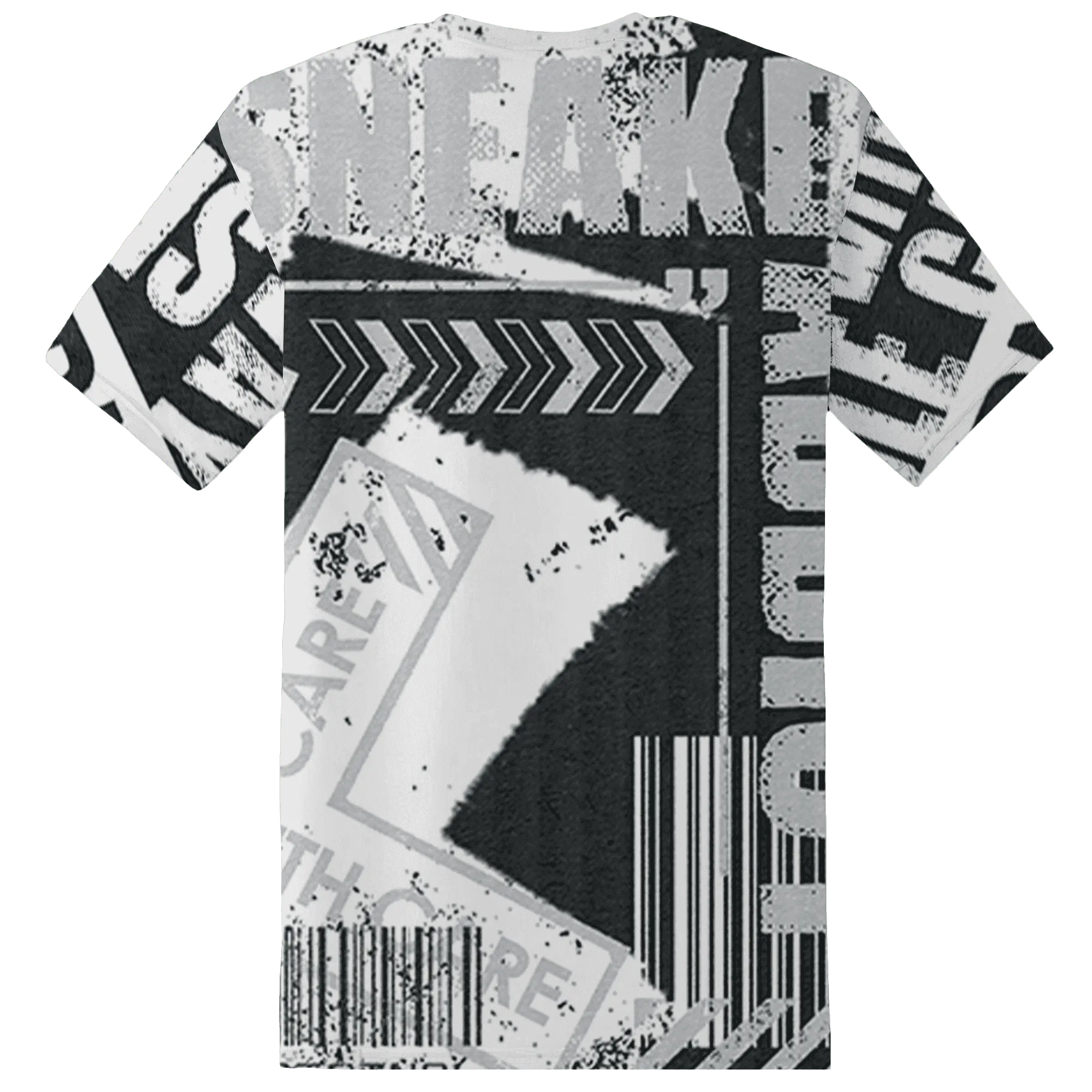 White-Thunder-4s-T-Shirt-Match-Sneaker-Addict-3D-Warning