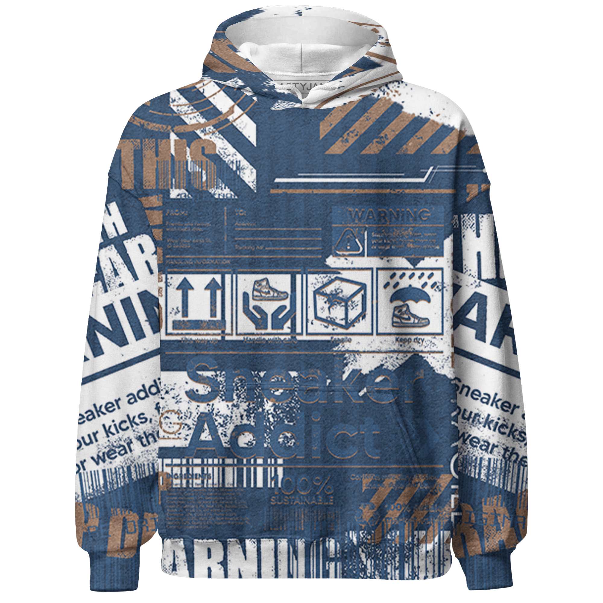 AM 1 86 Jackie RBS Sweatshirt Match Sneaker Addict 3D All-Over Print - NastyJamz