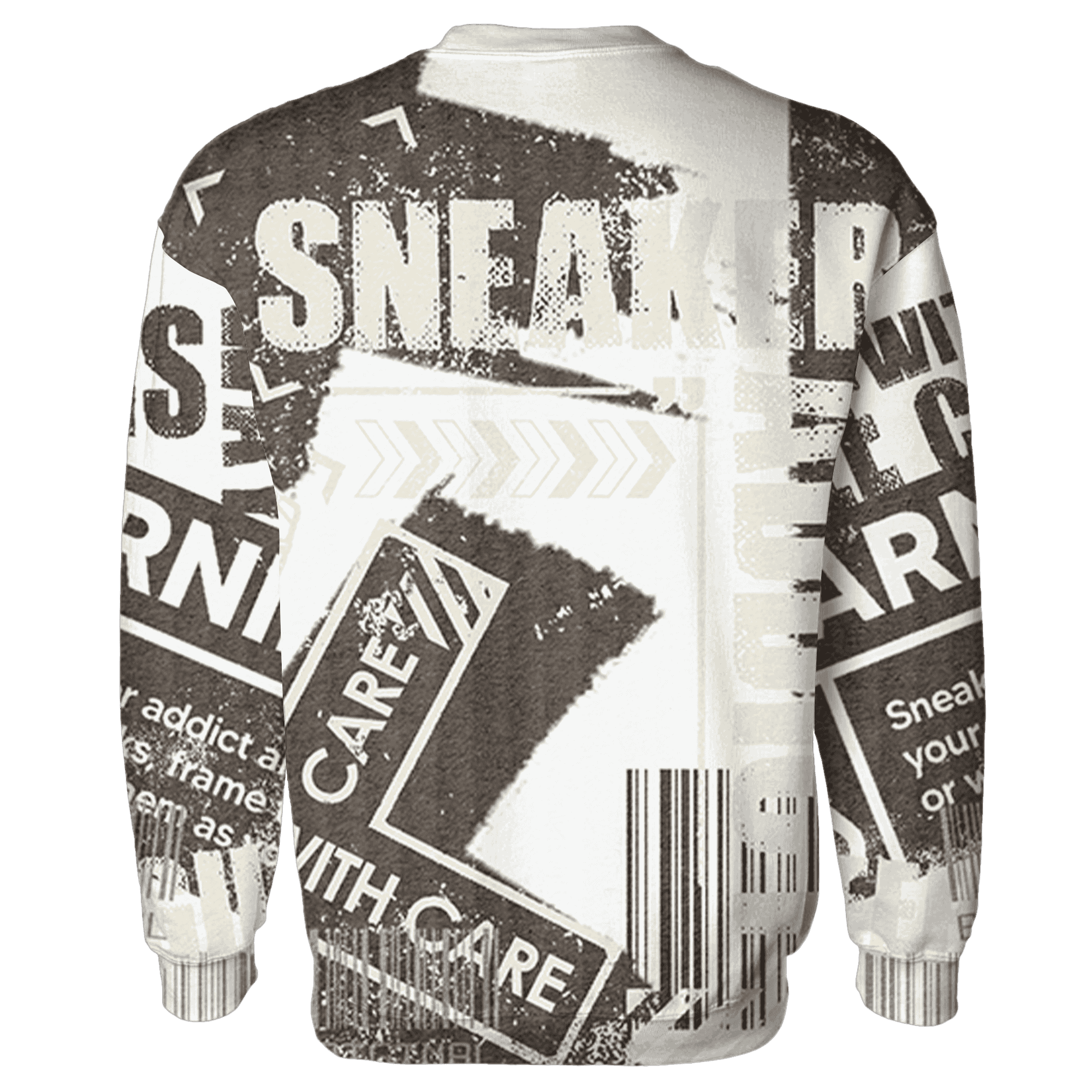 Dunk Low Baroque Brown Sweatshirt Match Sneaker Addict 3D All-Over Print Warning - NastyJamz