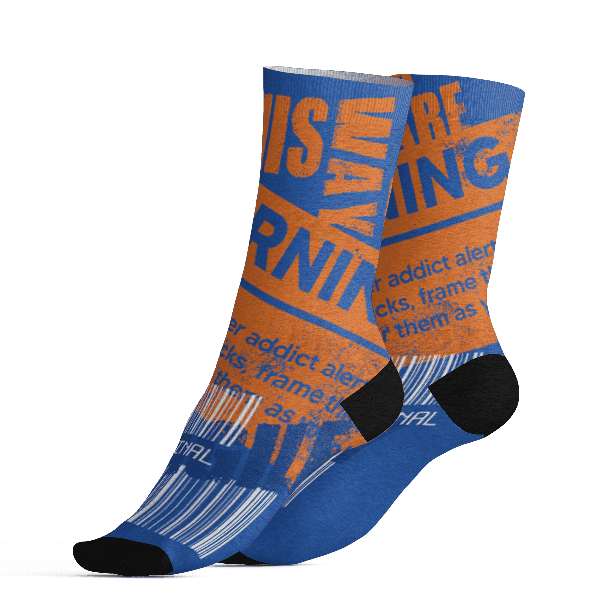 Dunk Low Knicks Socks Match Sneaker Addict 3D All-Over Print Warning - NastyJamz