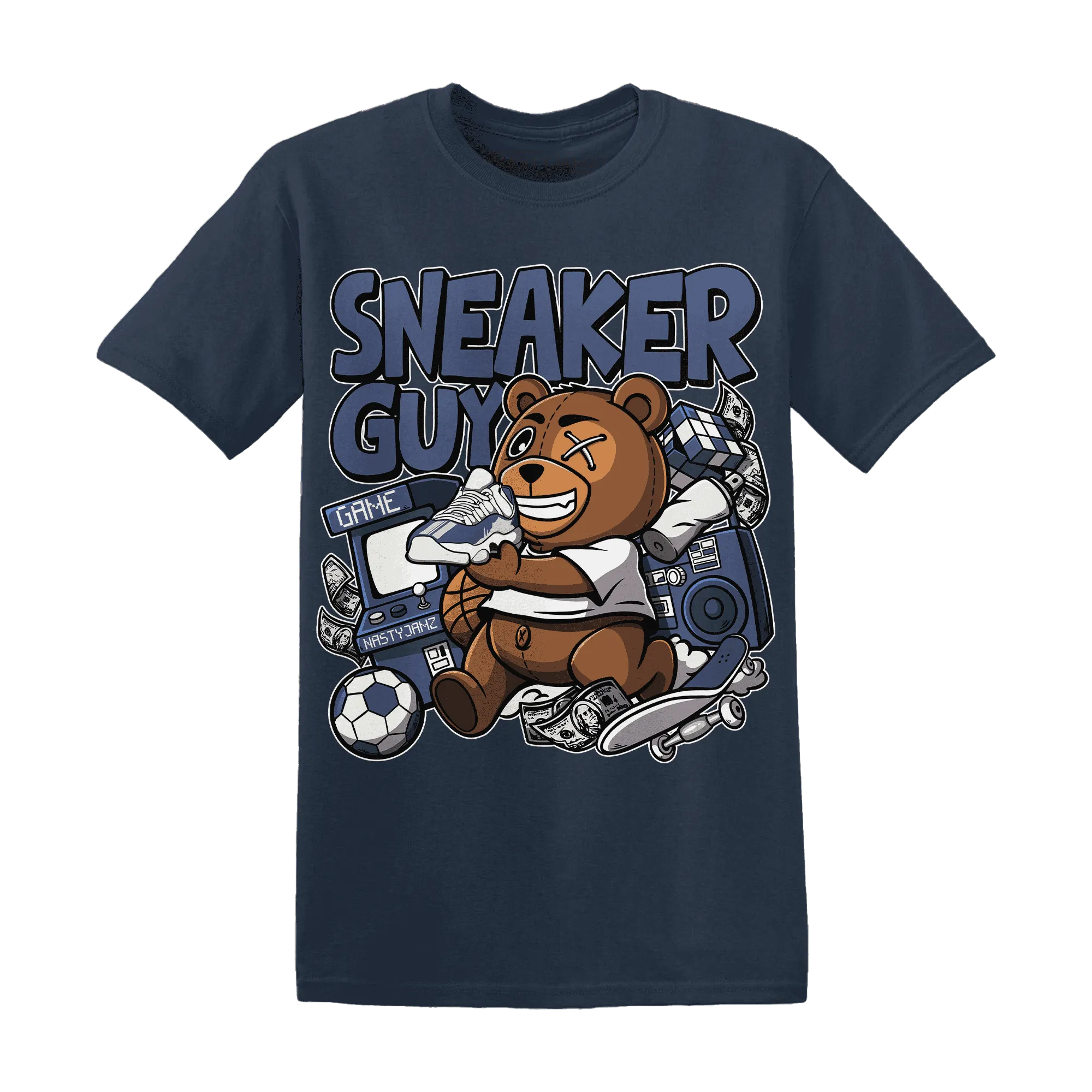 Low-Diffused-Blue-11s-T-Shirt-Match-Sneaker-BER