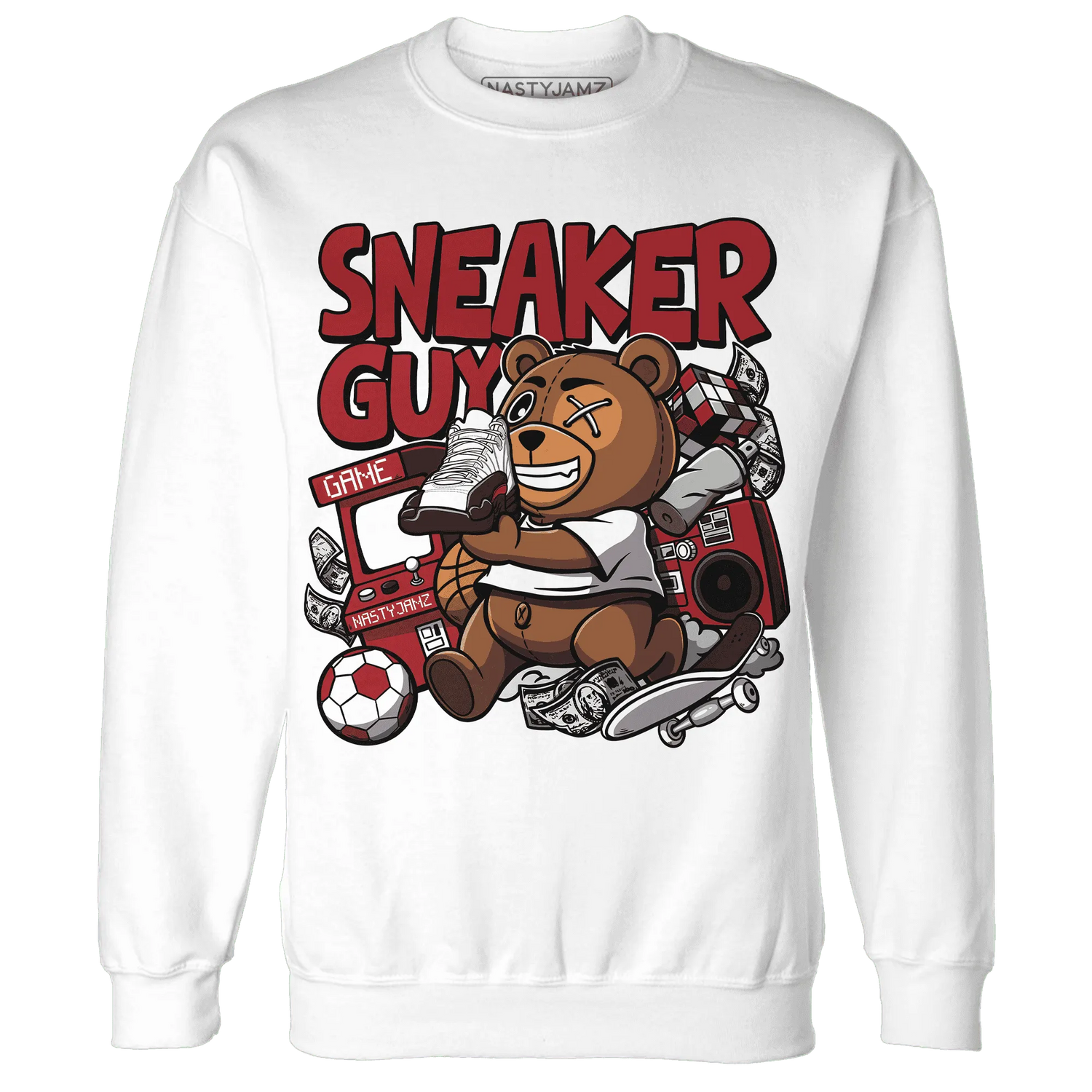 Retro-Red-Taxi-12s-Sweatshirt-Match-Sneaker-BER