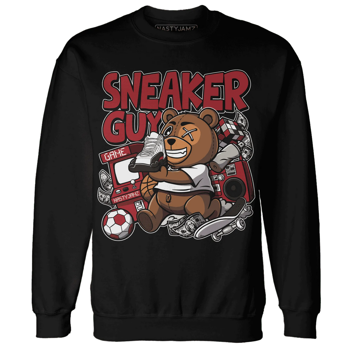 Retro-Red-Taxi-12s-Sweatshirt-Match-Sneaker-BER