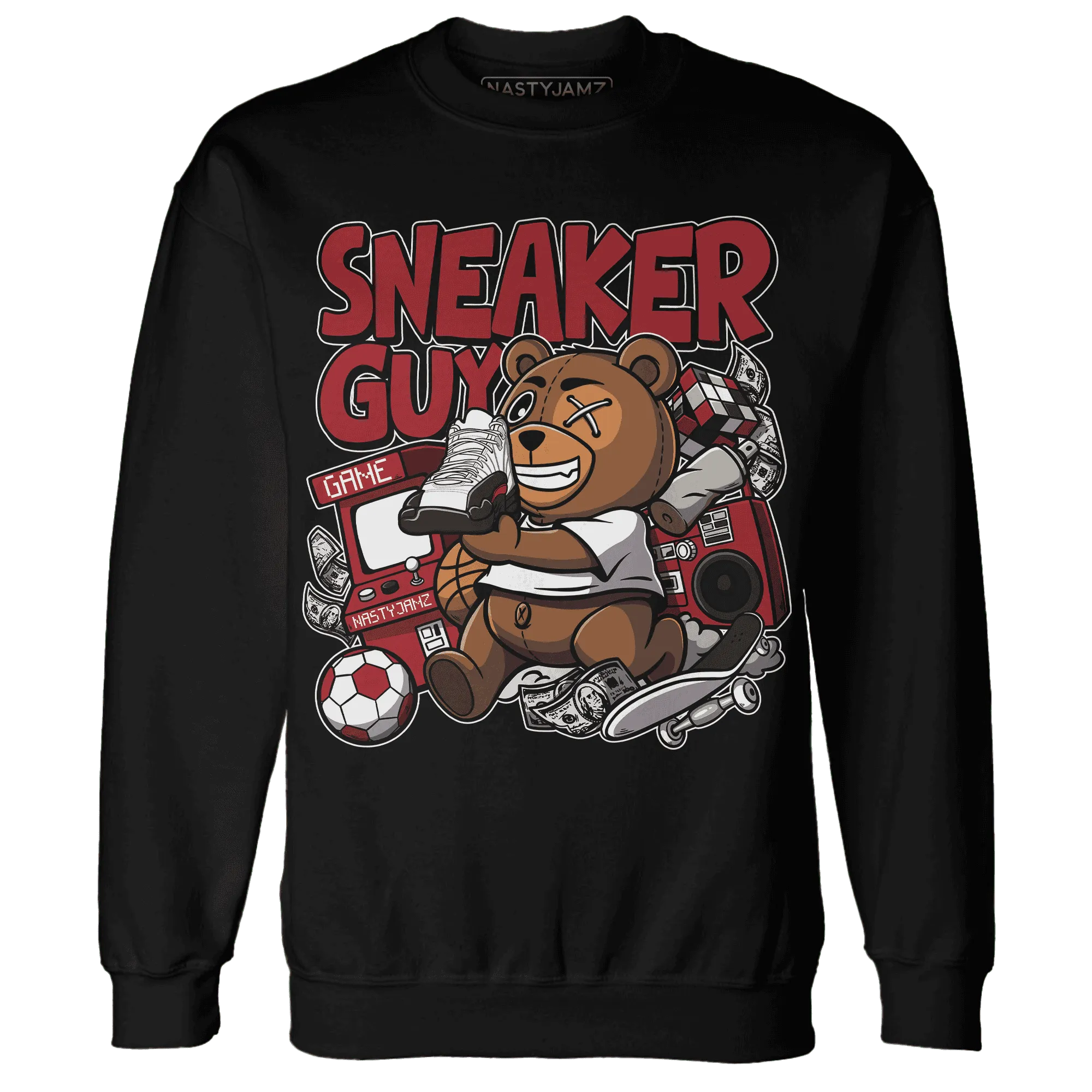 Retro-Red-Taxi-12s-Sweatshirt-Match-Sneaker-BER