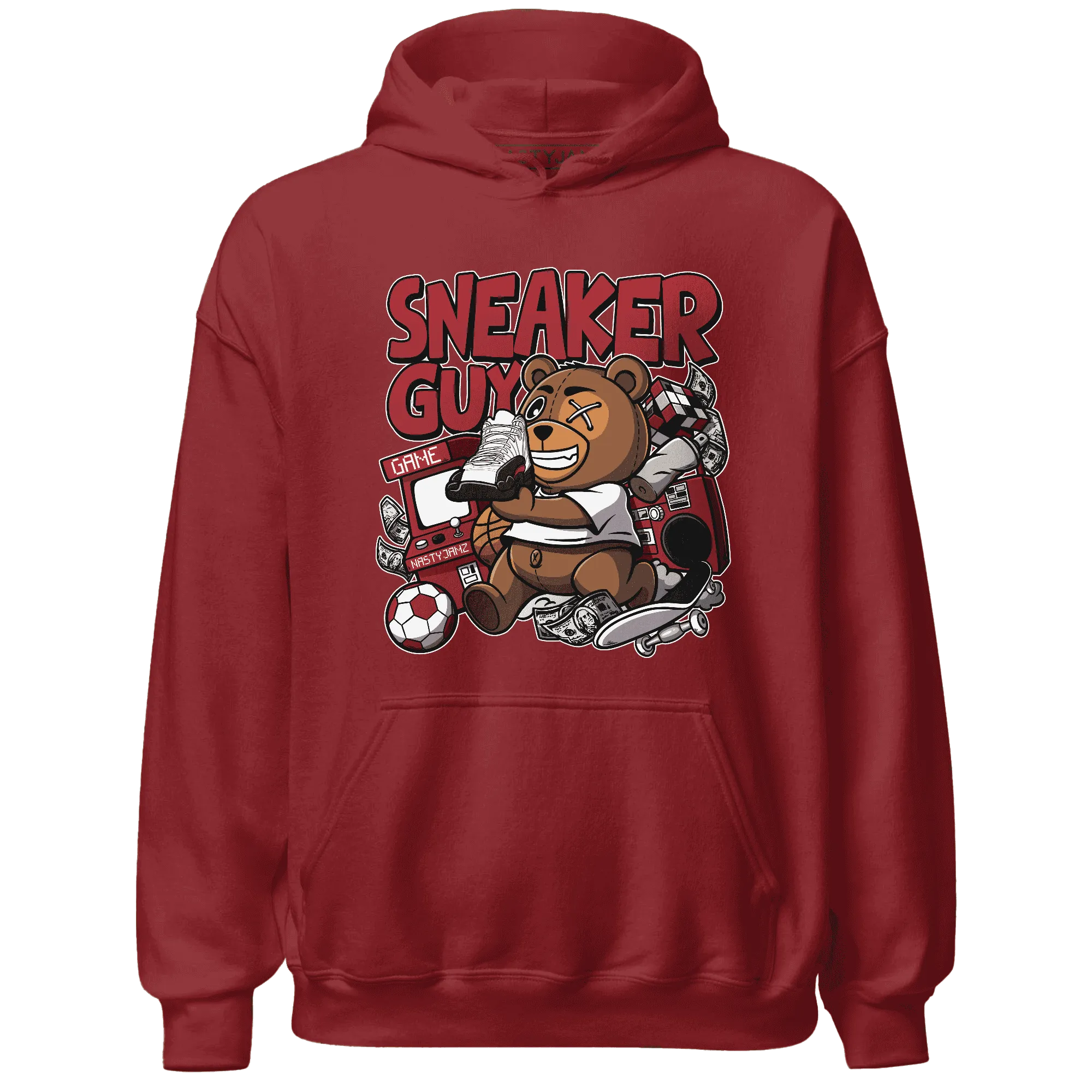 Retro-Red-Taxi-12s-Hoodie-Match-Sneaker-BER
