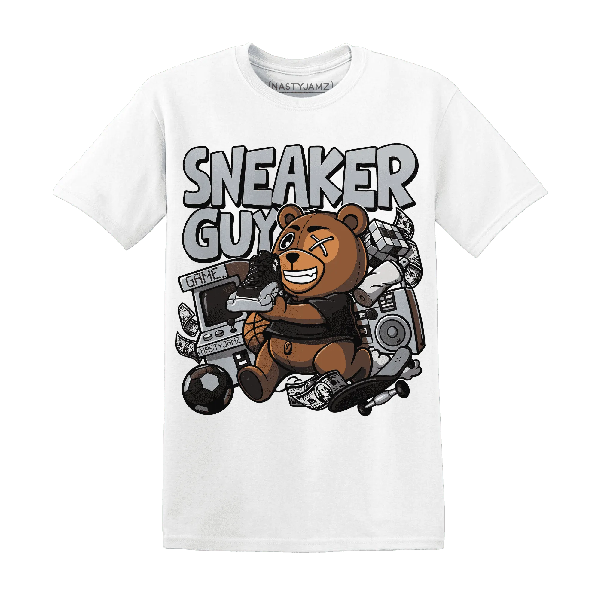 NastyJamz-Wolf-Grey-12s-T-Shirt-Match-Sneaker-BER
