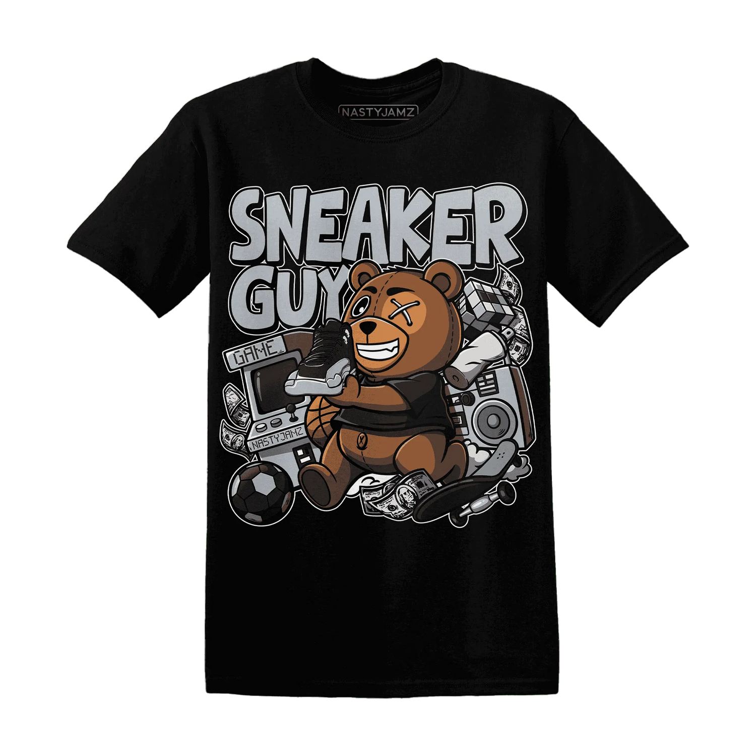 NastyJamz-Wolf-Grey-12s-T-Shirt-Match-Sneaker-BER