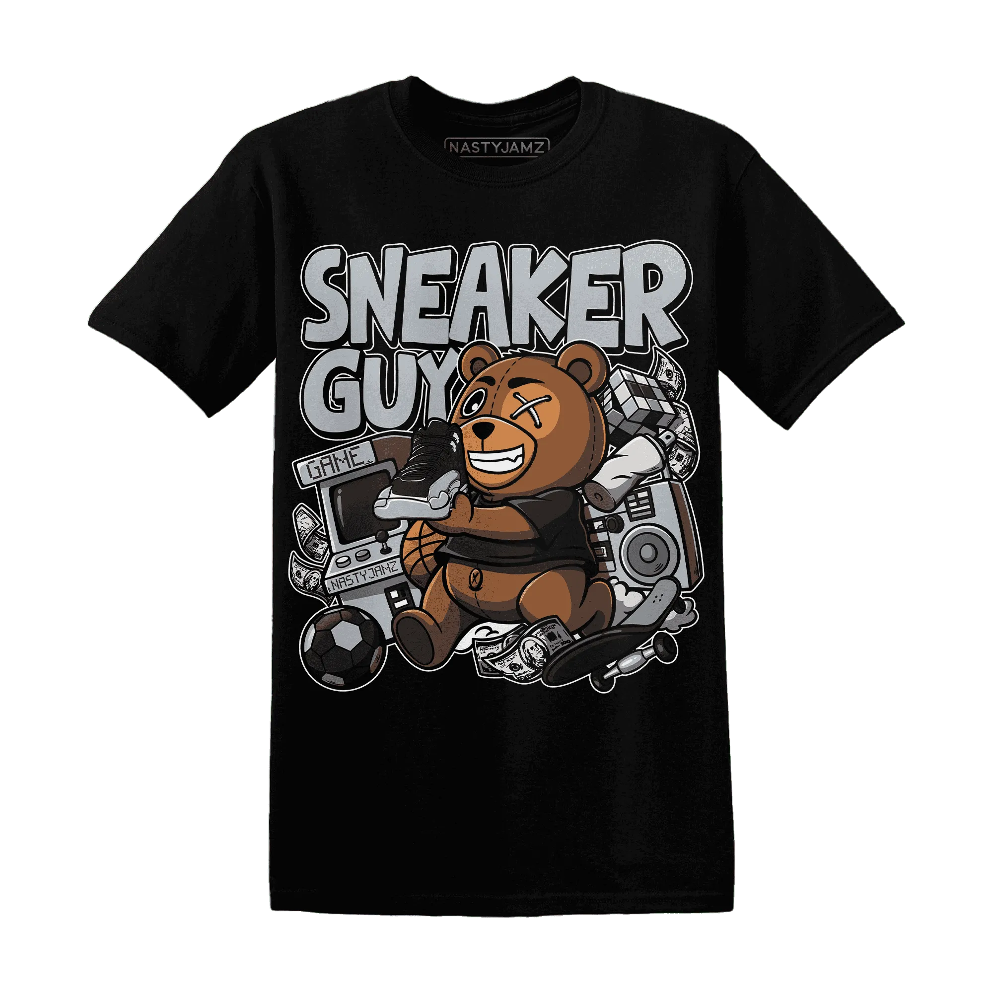 NastyJamz-Wolf-Grey-12s-T-Shirt-Match-Sneaker-BER