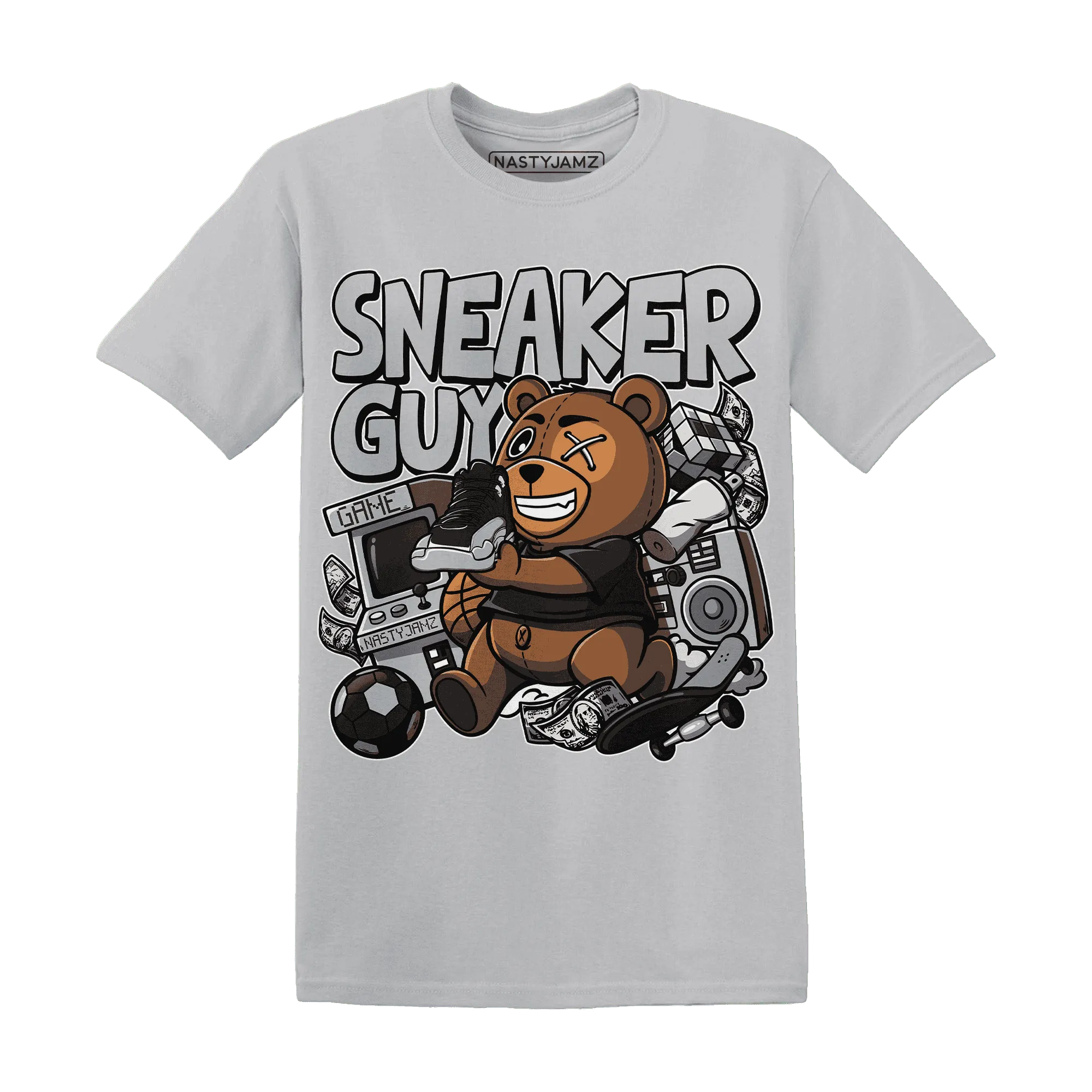 NastyJamz-Wolf-Grey-12s-T-Shirt-Match-Sneaker-BER
