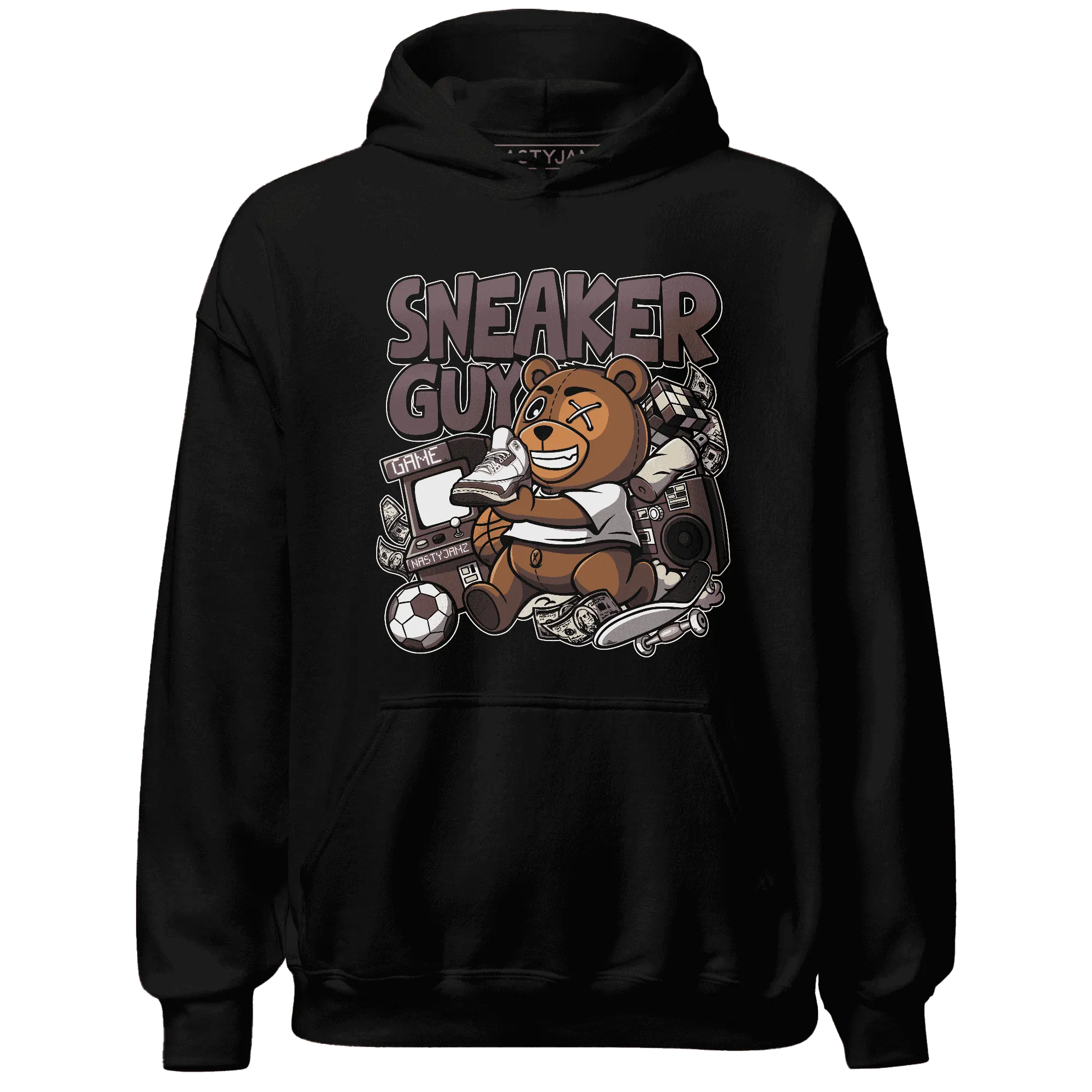 NastyJamz-Burgundy-Crush-3s-Hoodie-Match-Sneaker-BER