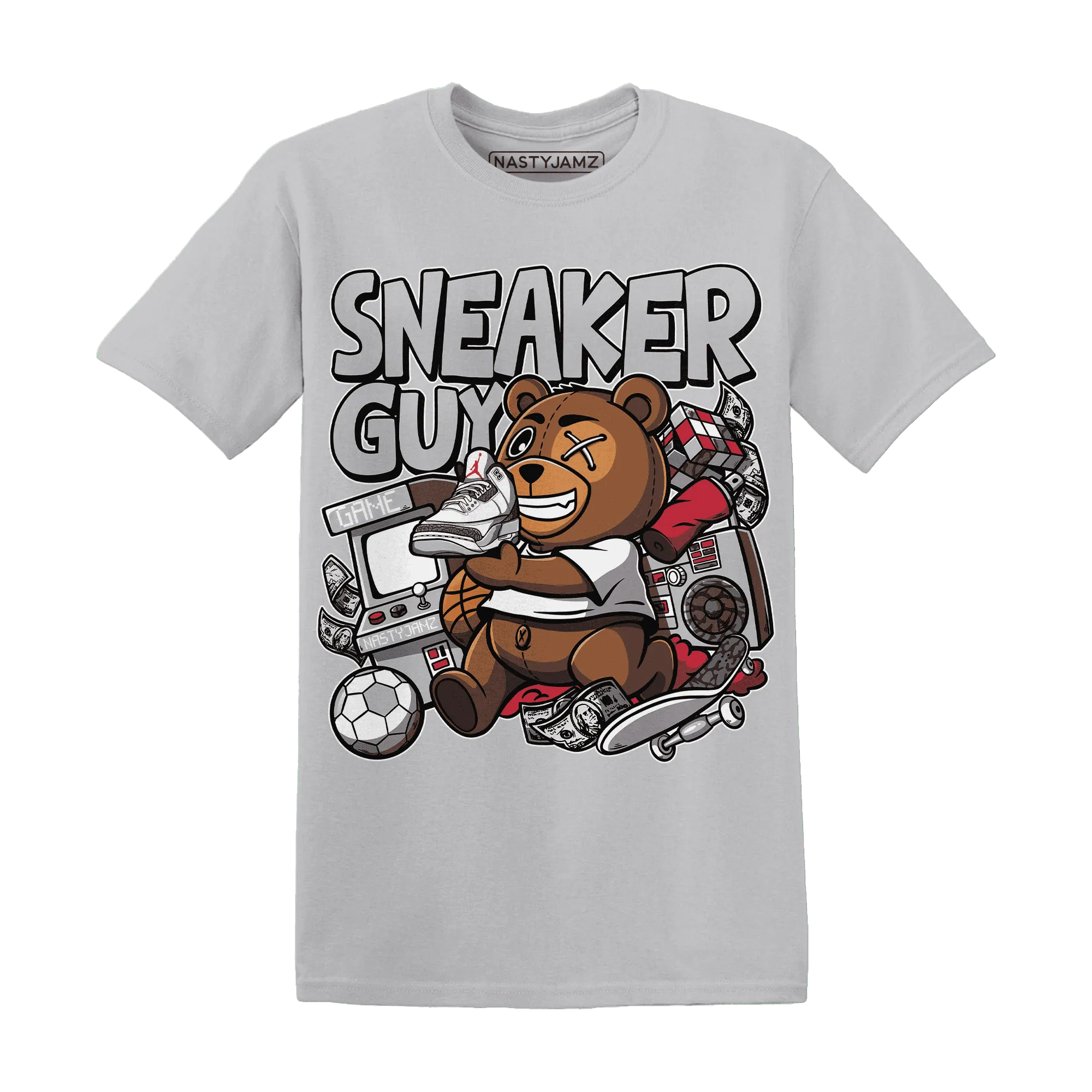 Cement-Grey-3s-T-Shirt-Match-Sneaker-BER