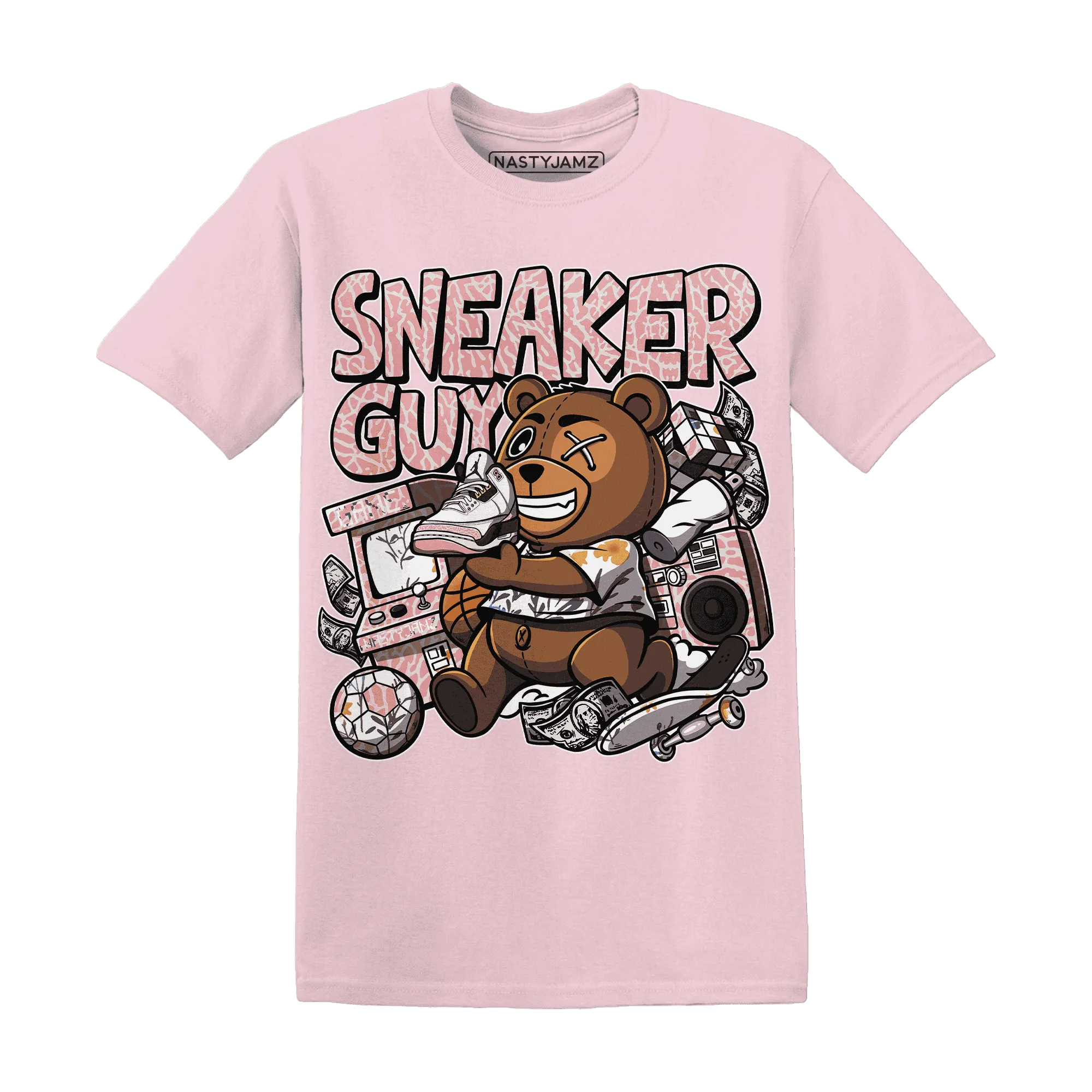 Red-Stardust-3s-T-Shirt-Match-Sneaker-BER