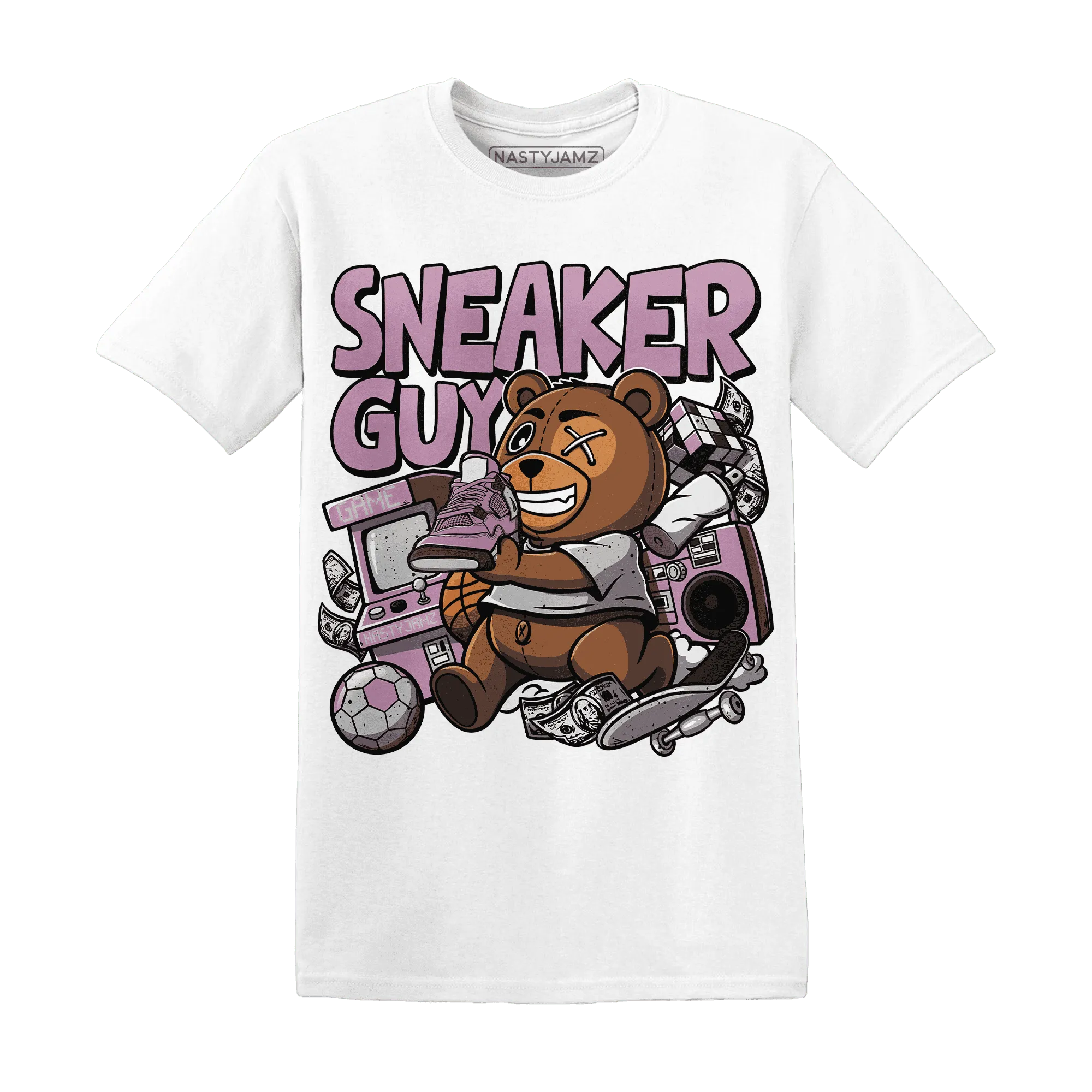 Orchid-Neutral-Grey-Black-White-4s-NastyJamz-T-Shirt-Match-Sneaker-BER
