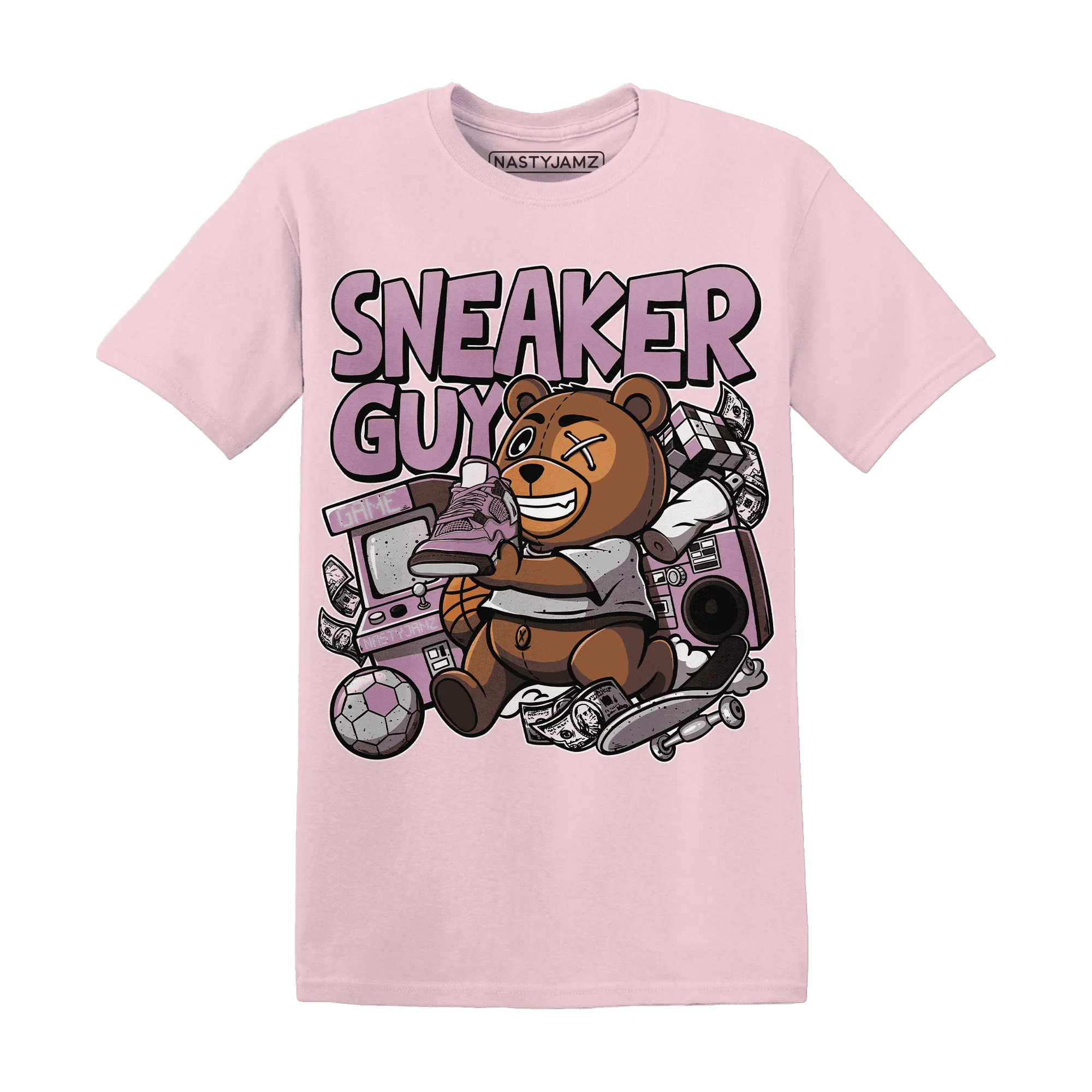 Orchid-Neutral-Grey-Black-White-4s-NastyJamz-T-Shirt-Match-Sneaker-BER