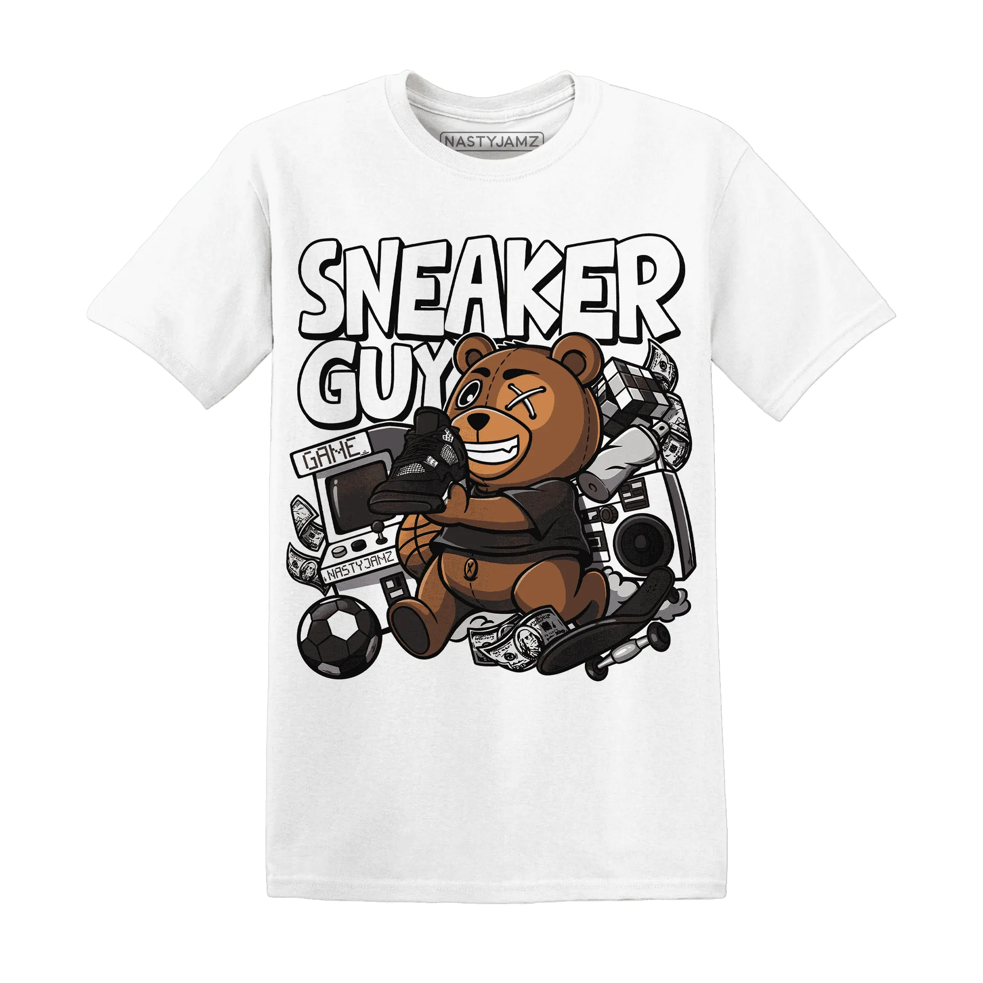 White-Thunder-4s-T-Shirt-Match-Sneaker-BER