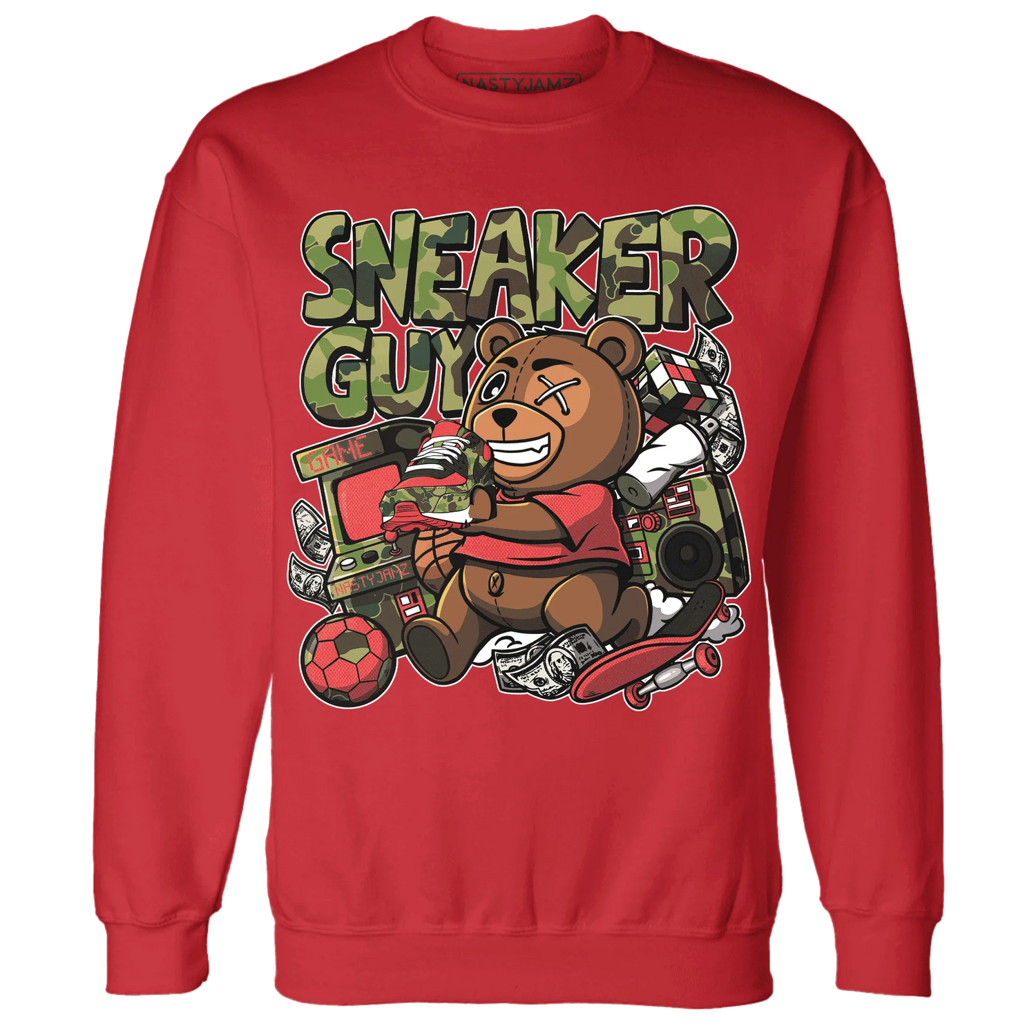 AM-90-Dark-Sage-Solar-Red-NastyJamz-Sweatshirt-Match-Sneaker-BER
