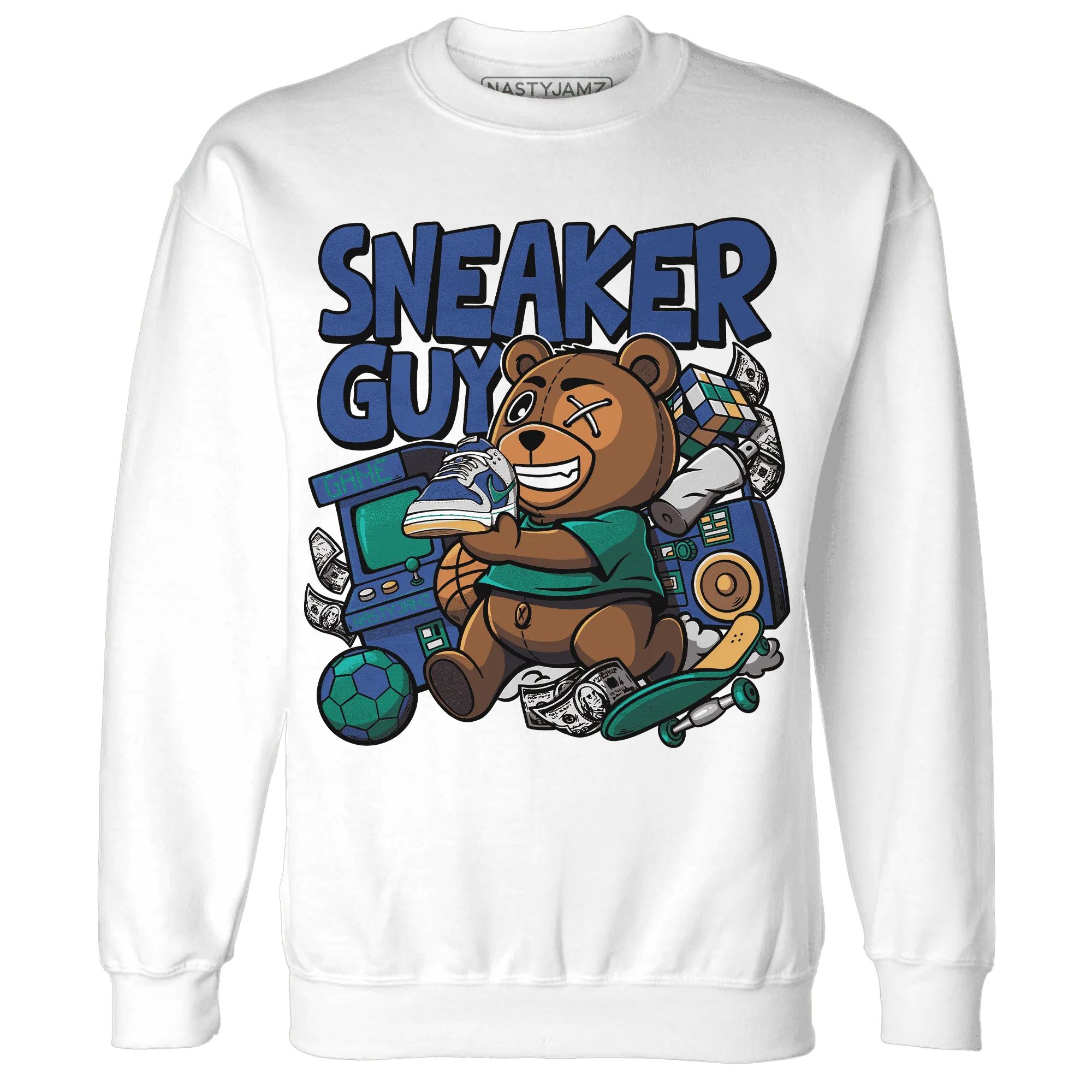 Dunk-Hyper-Royal-Malachite-NastyJamz-Sweatshirt-Match-Sneaker-BER