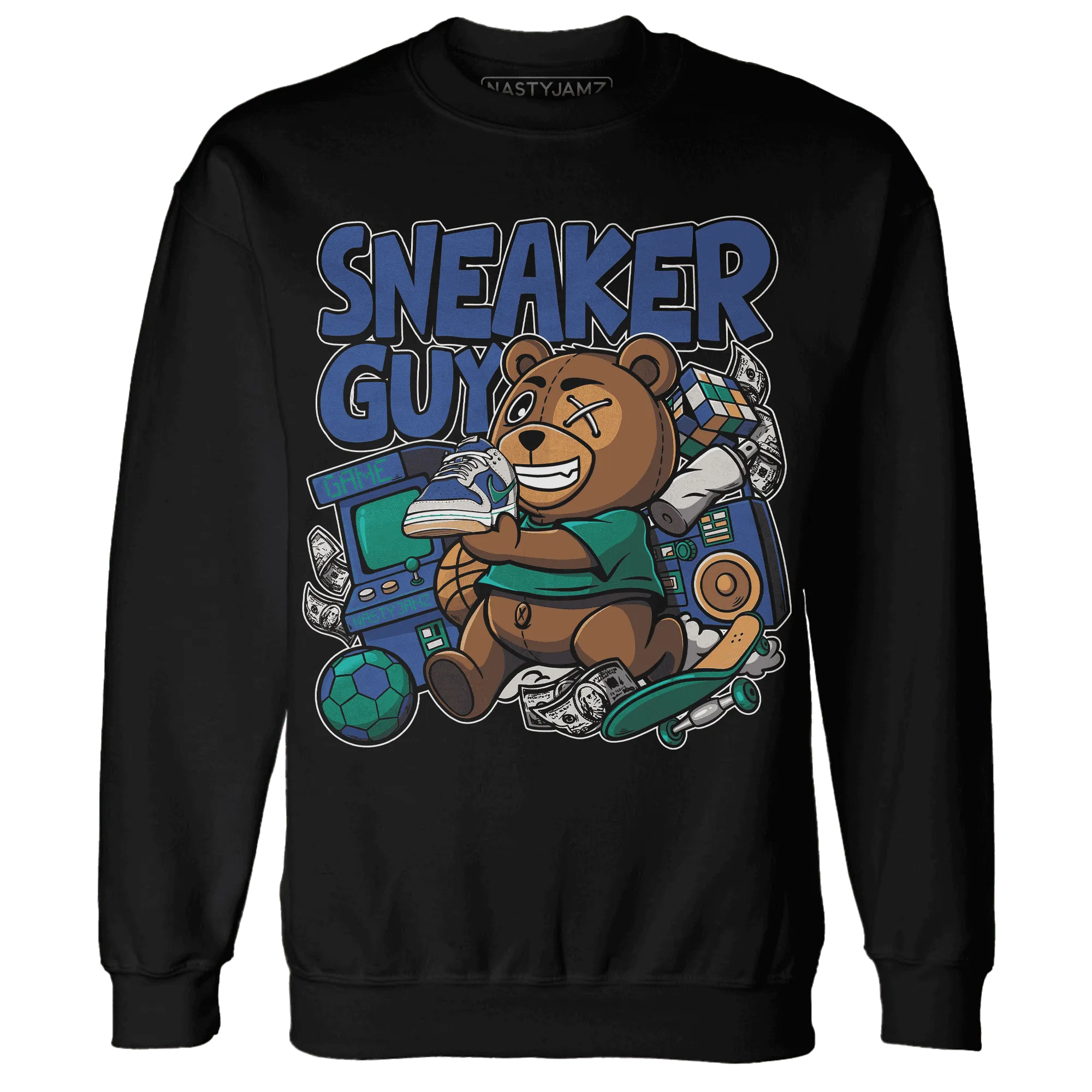 Dunk-Hyper-Royal-Malachite-NastyJamz-Sweatshirt-Match-Sneaker-BER