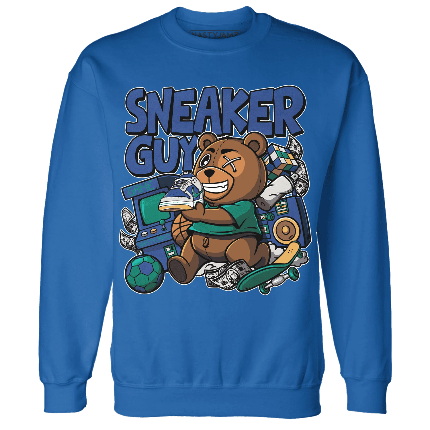 Dunk-Hyper-Royal-Malachite-NastyJamz-Sweatshirt-Match-Sneaker-BER